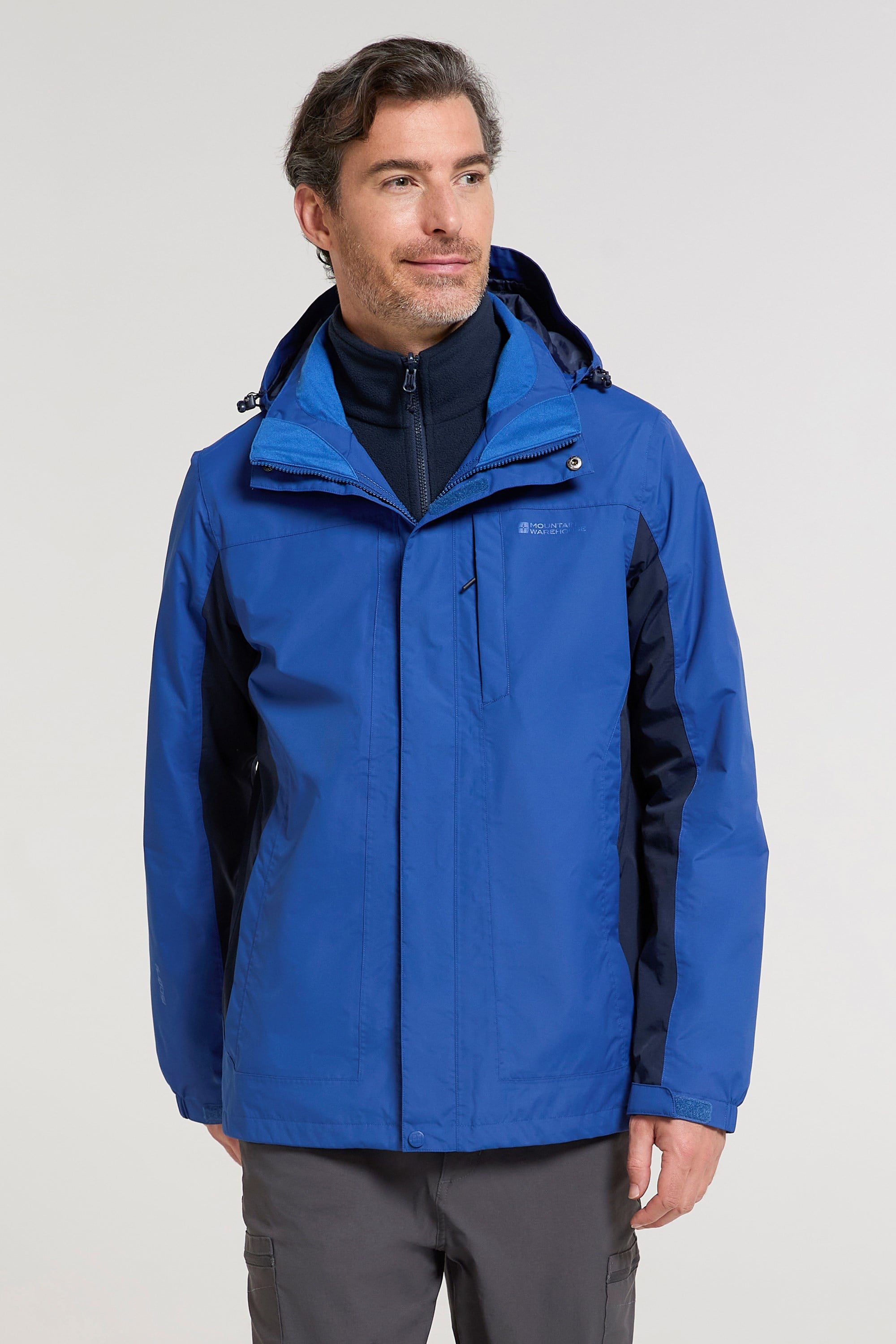 Thunderstorm Wasserdichte 3-in-1 Herrenjacke - Blau