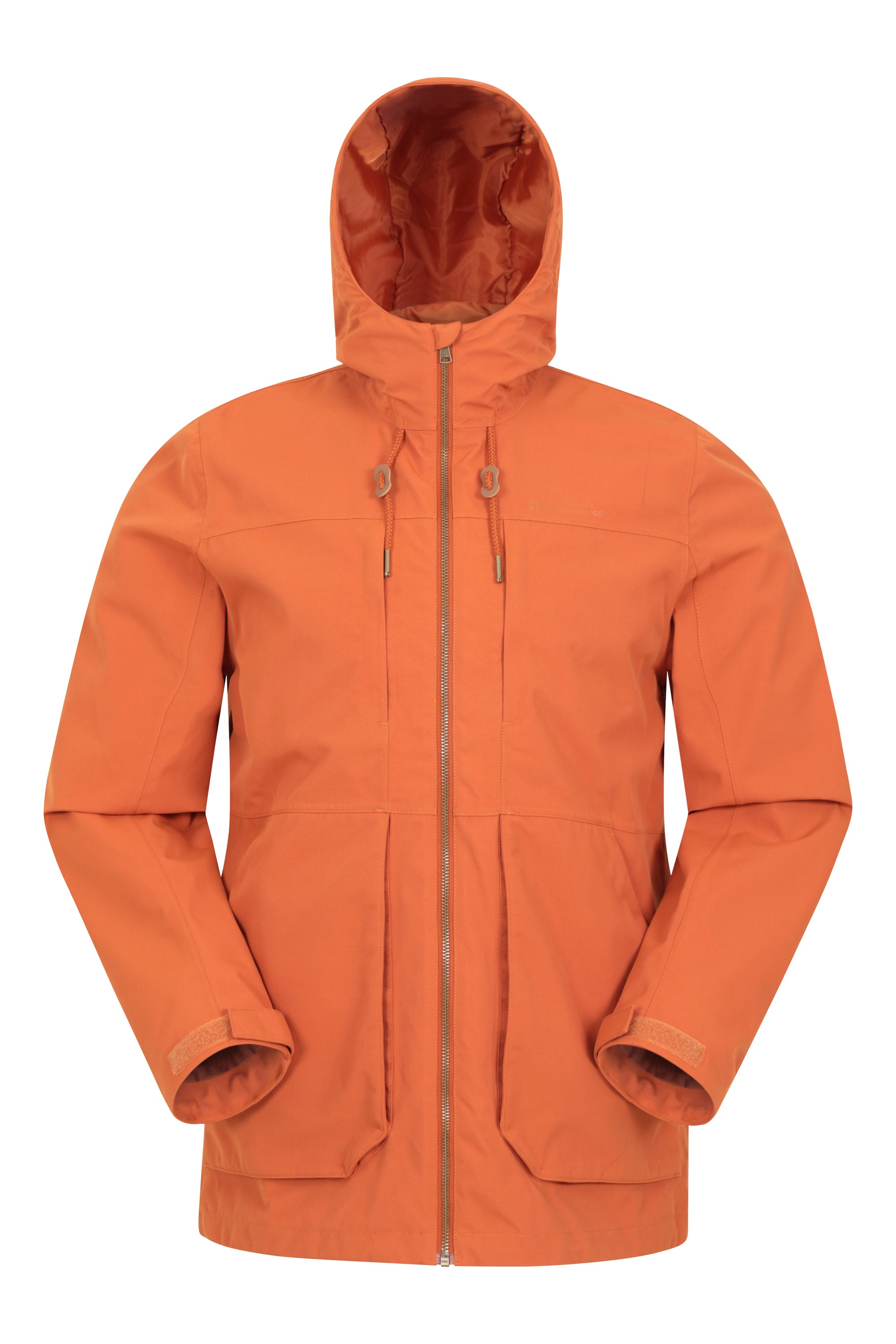Route Wasserdichte Herrenjacke - Orange