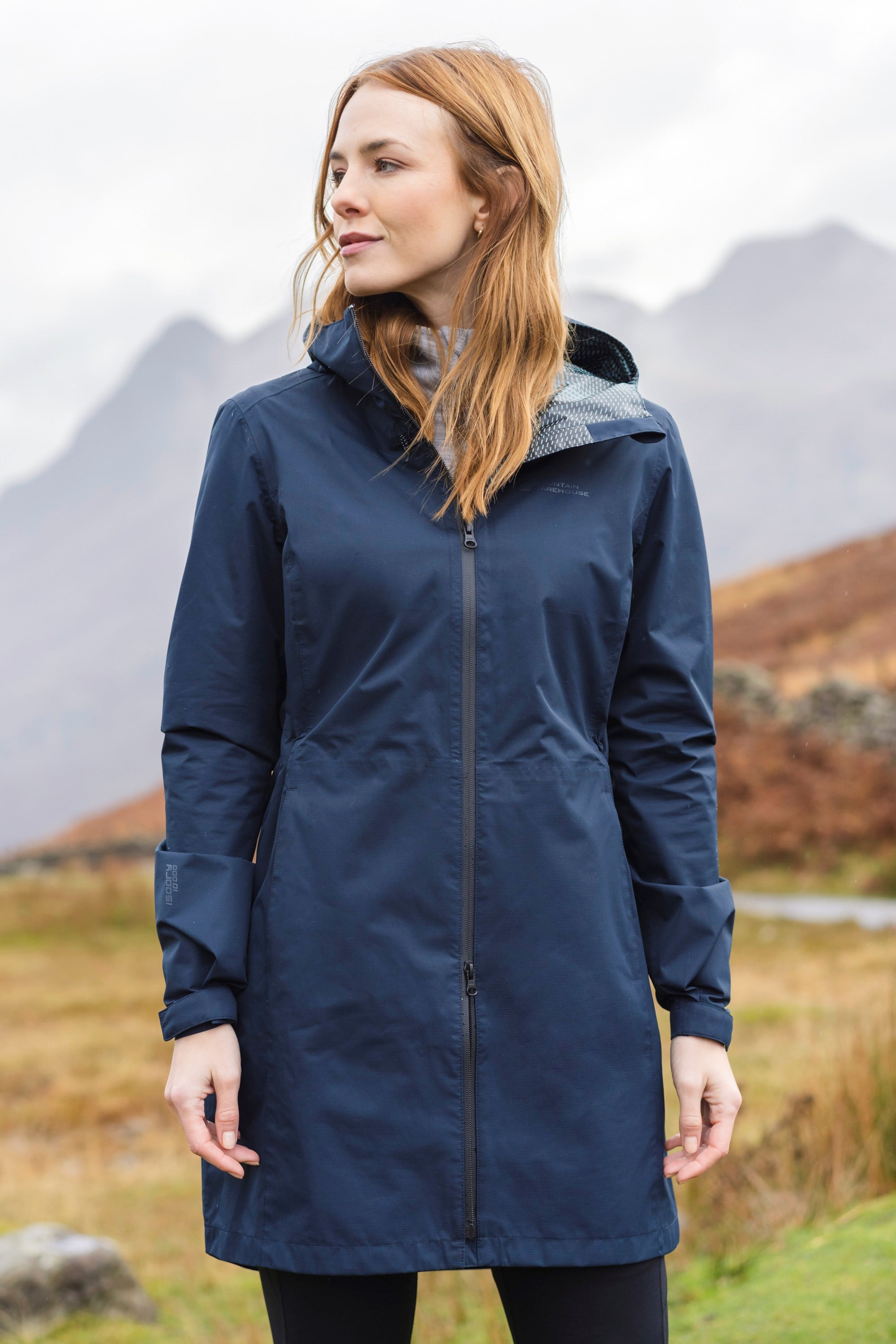 Solstice Extreme 2.5 Lagige Wasserdichte Damenjacke - Marineblau