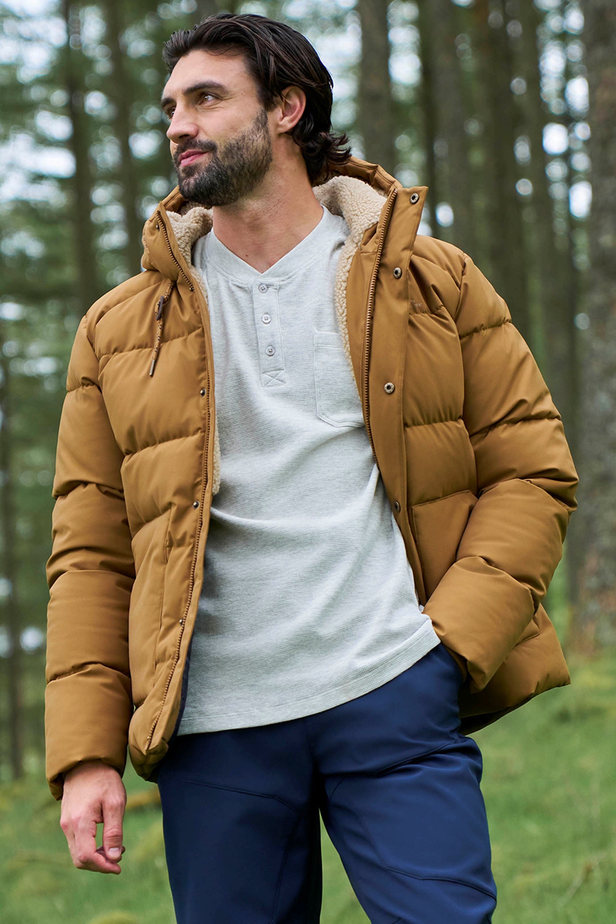 Manta Borg-Gefütterte Herrenjacke -