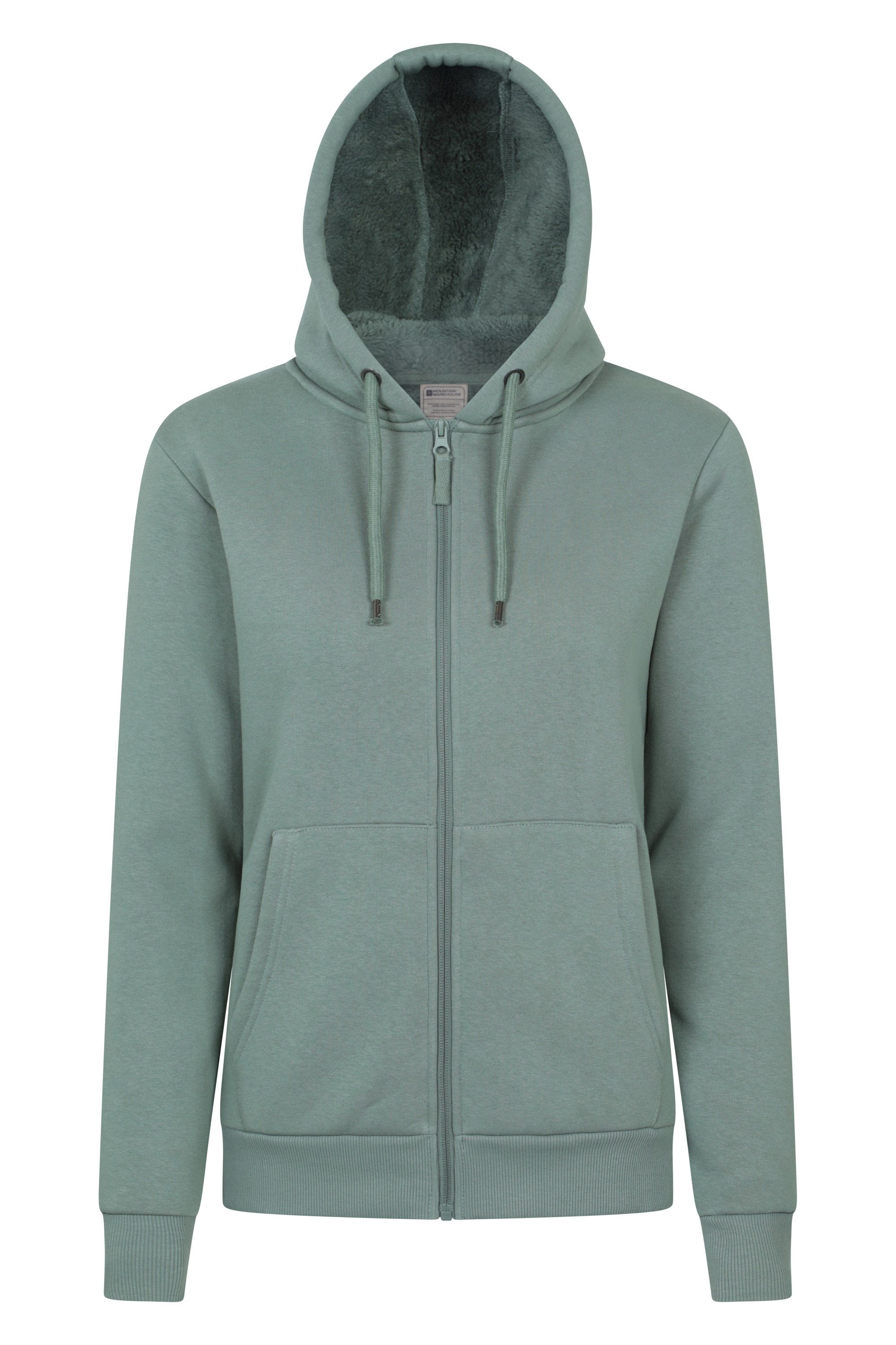 Dalton Damen Kapuzenpullover mit Sherpa-Futter - Khaki