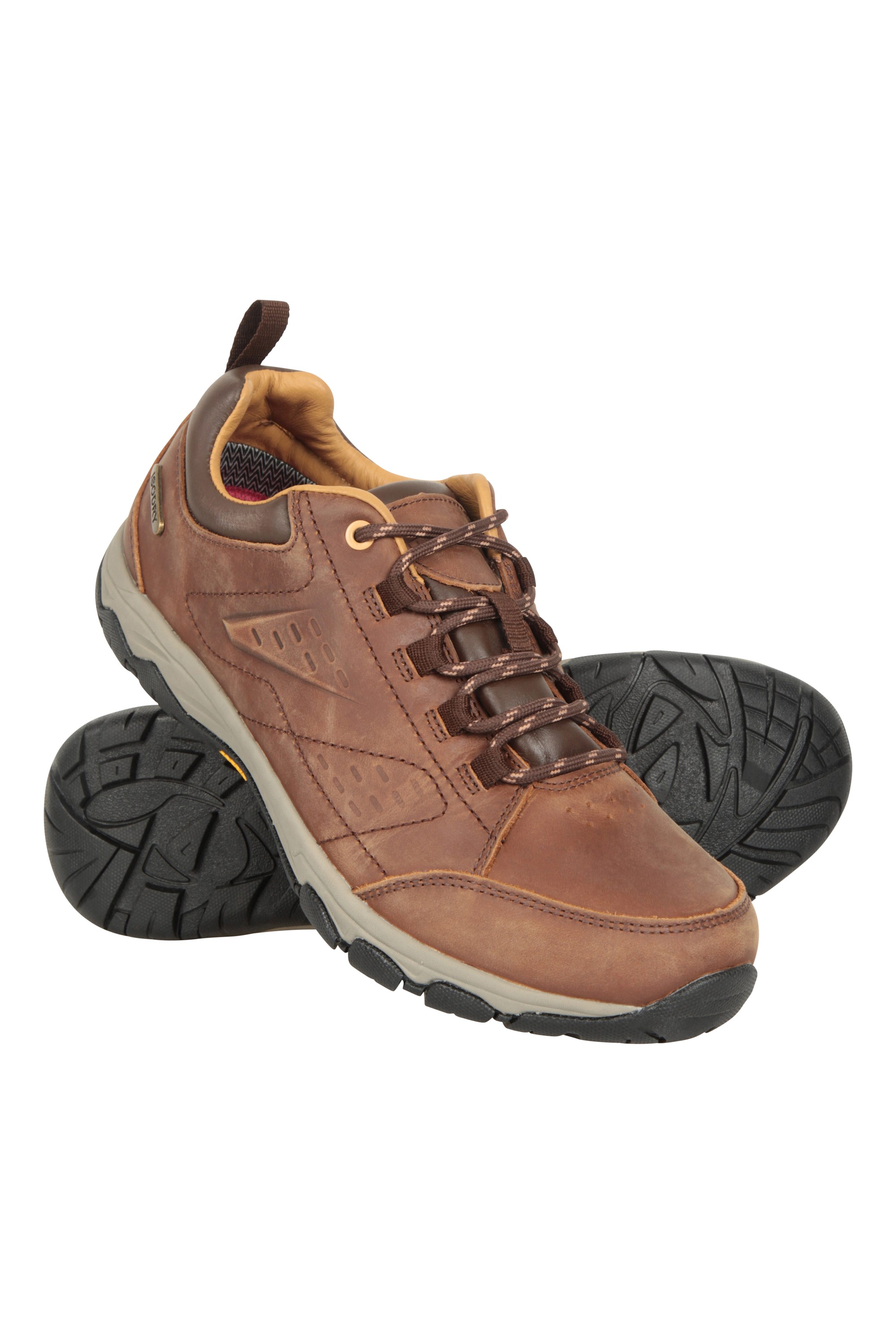 Pioneer wasserdichte Wanderschuhe aus Leder Damen - Braun