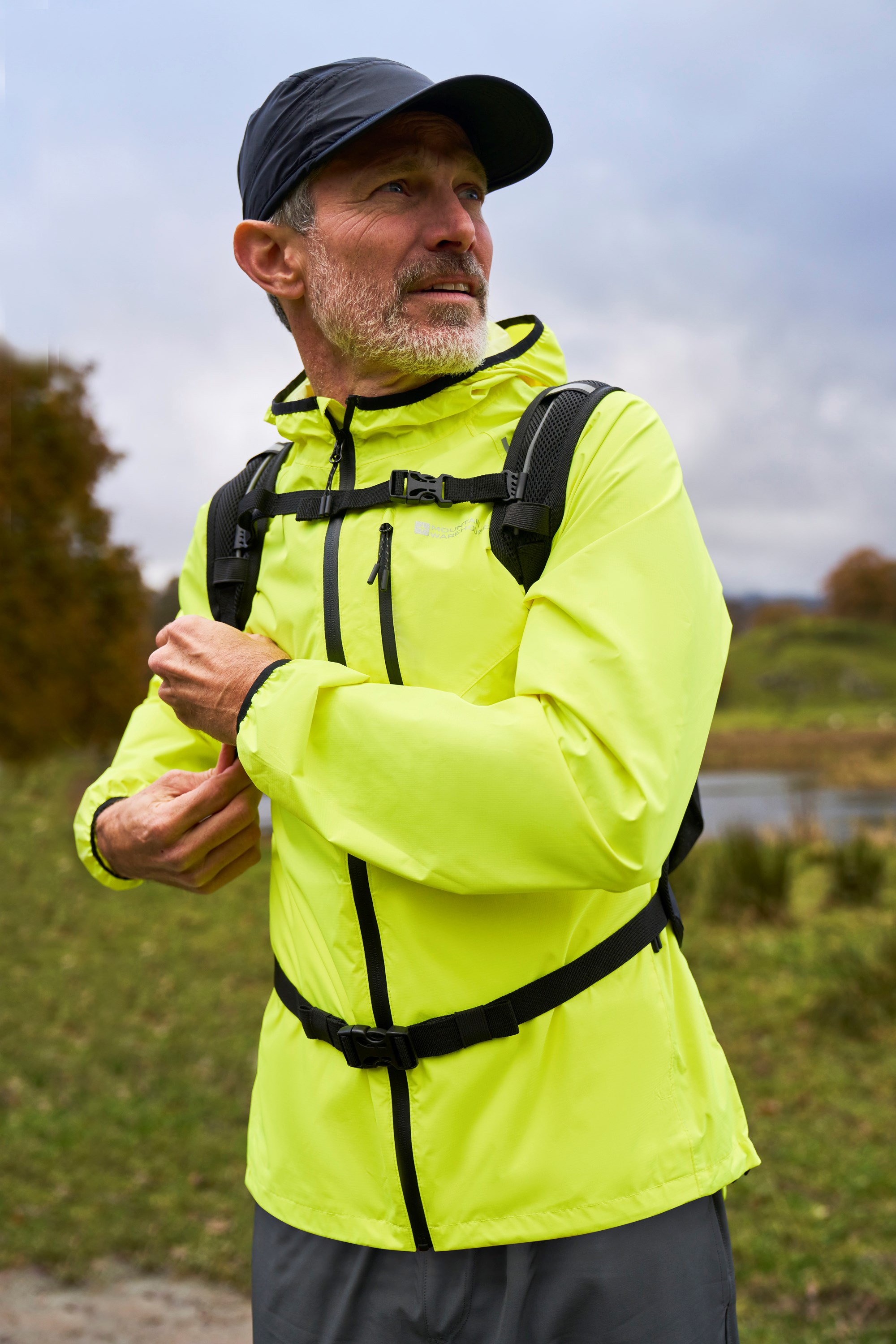 Cadence Active Wasserdichte Herrenjacke - Gelb