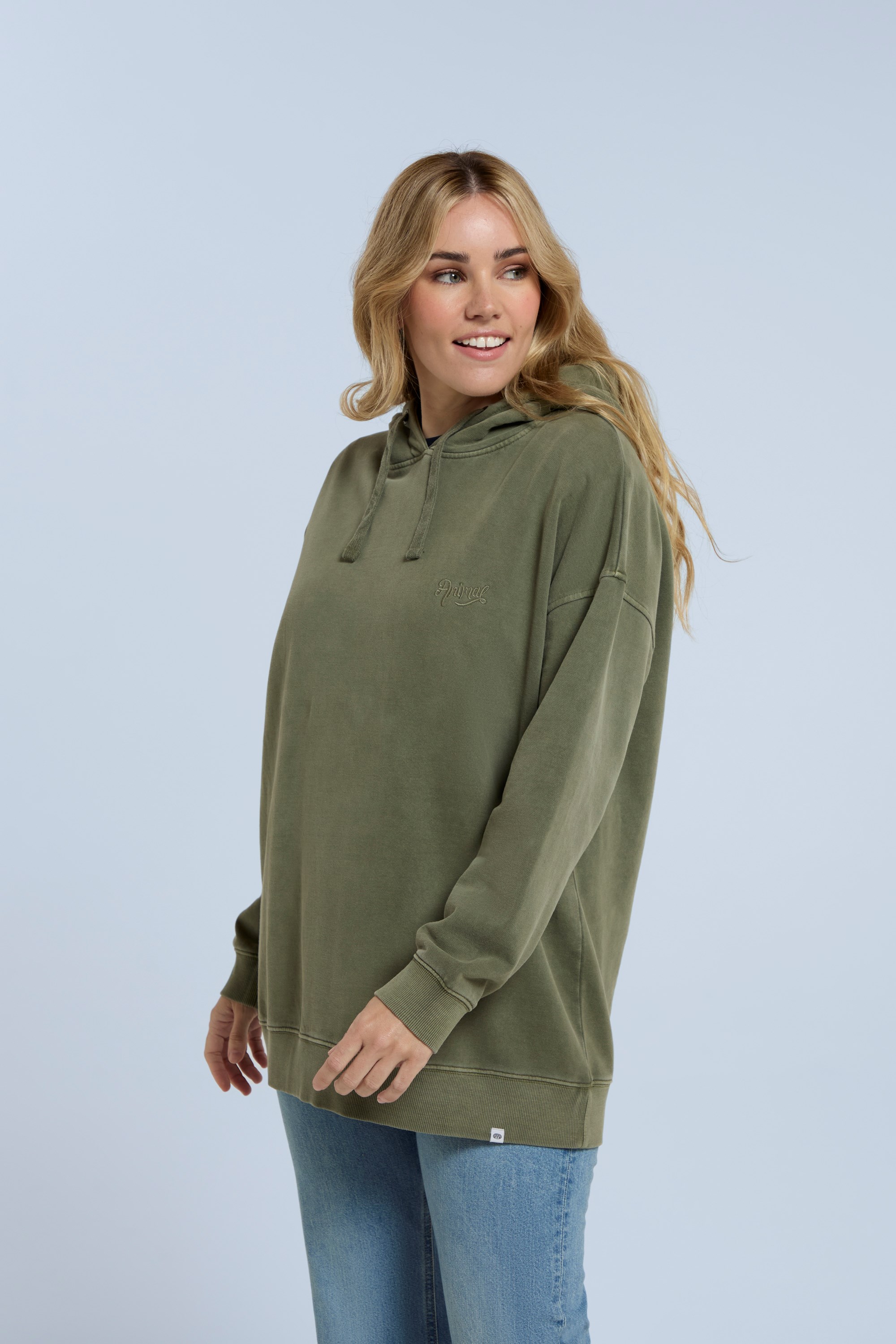 Amber Damen Kapuzenpulli - Khaki