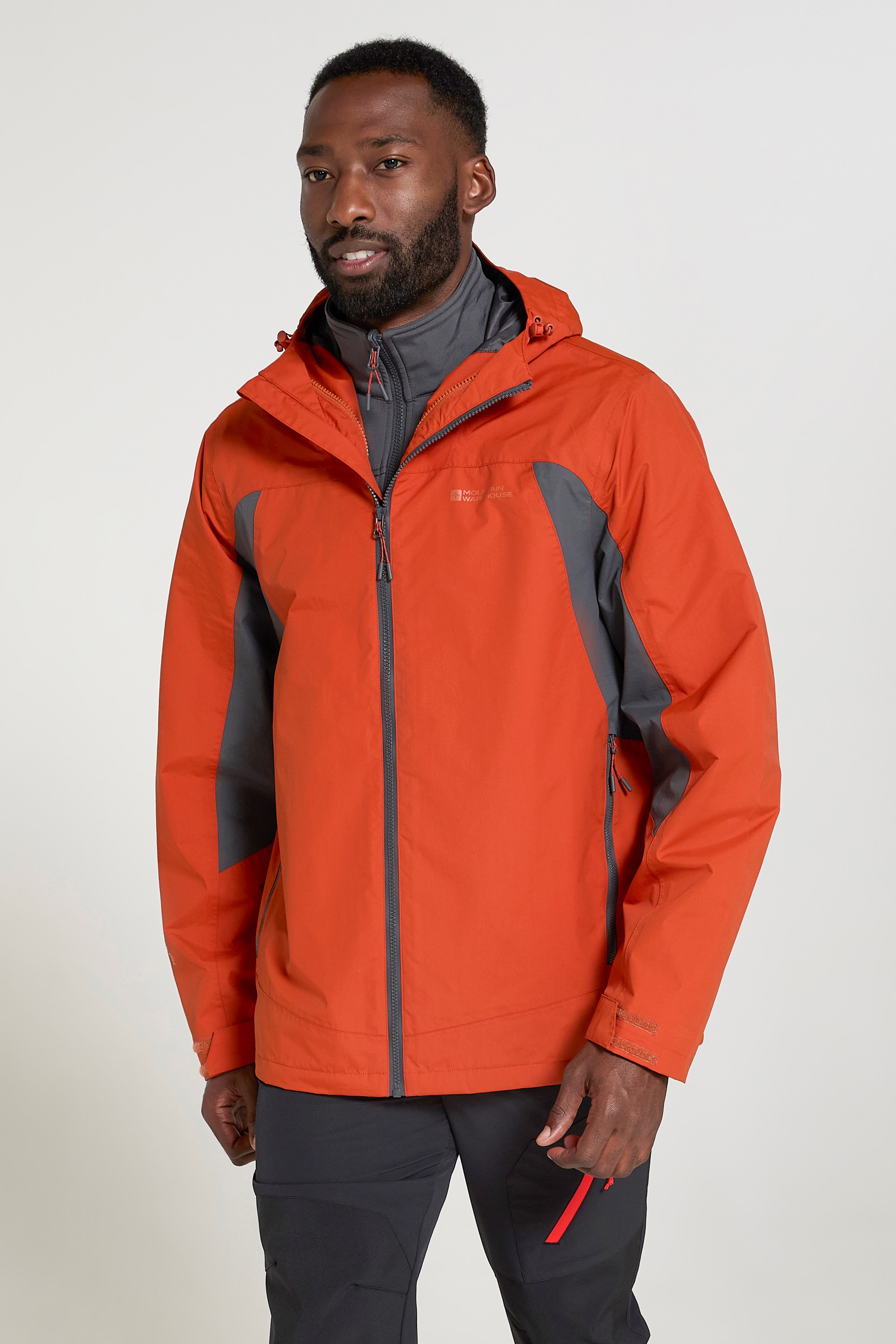 Mist Extreme Wasserdichte 3-in-1 Herrenjacke - Orange
