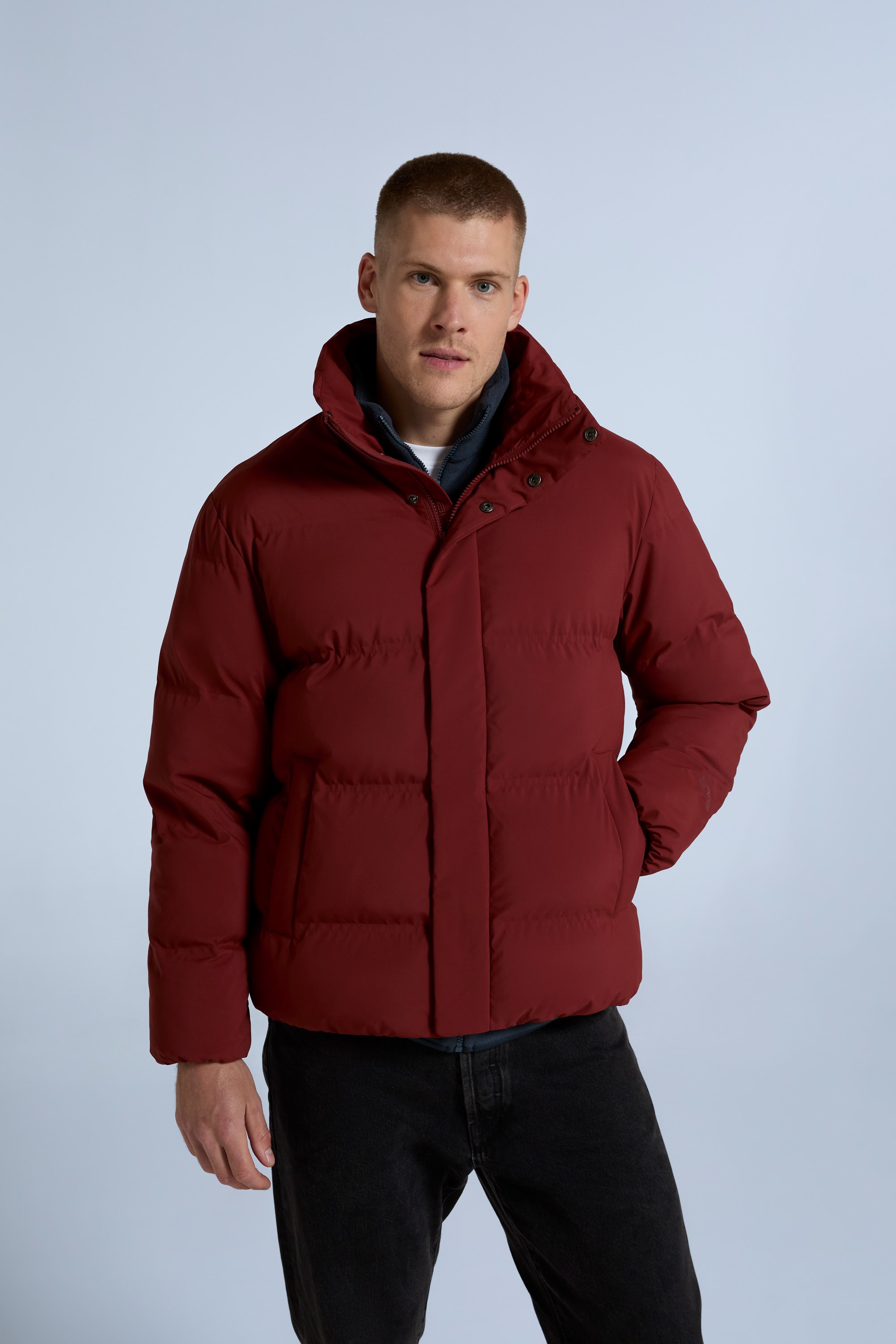 Nimbus Wattierte Herrenjacke - Dunkel Rot