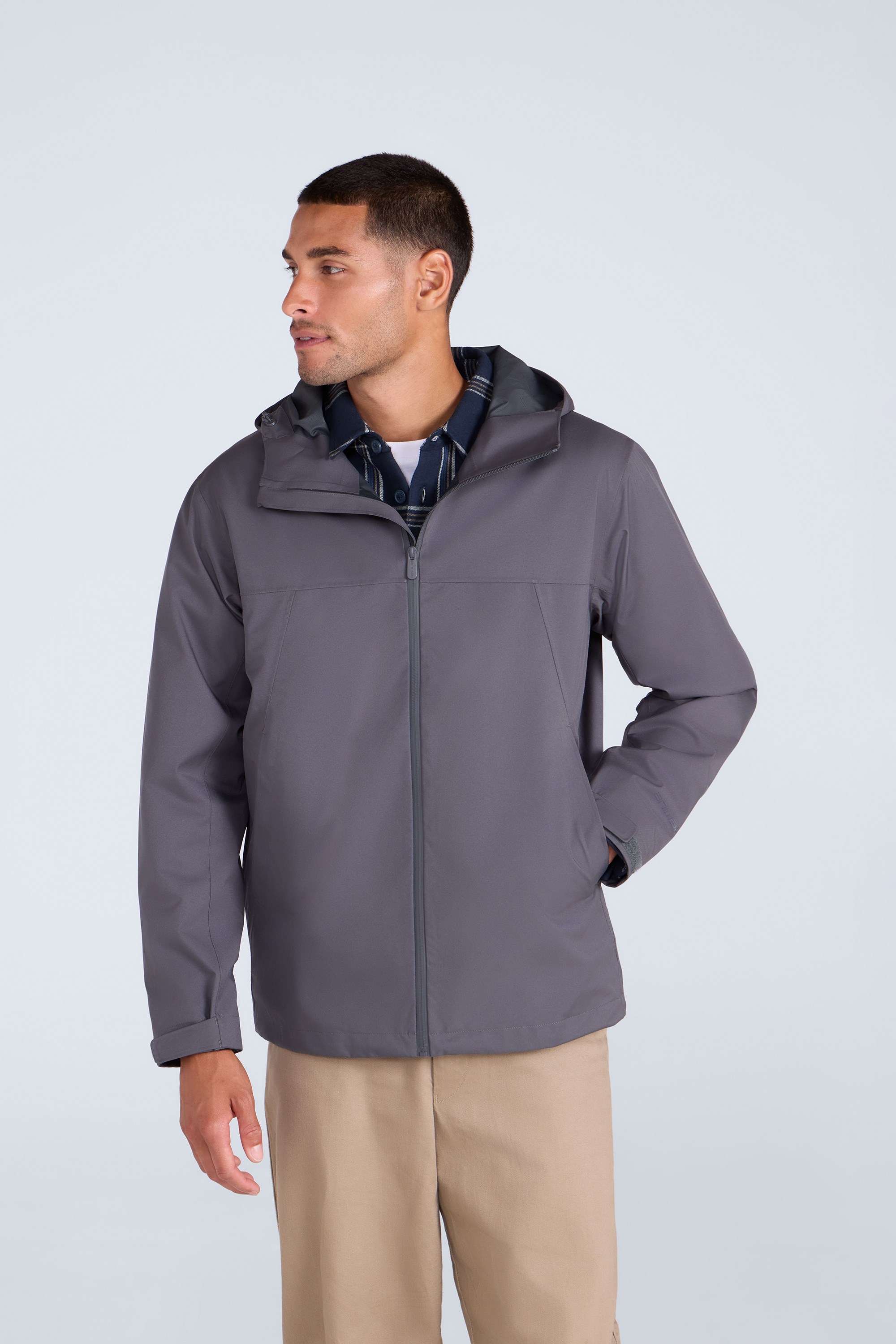 Elements Wasserdichte Herrenjacke 2,5 Lagen - Grau