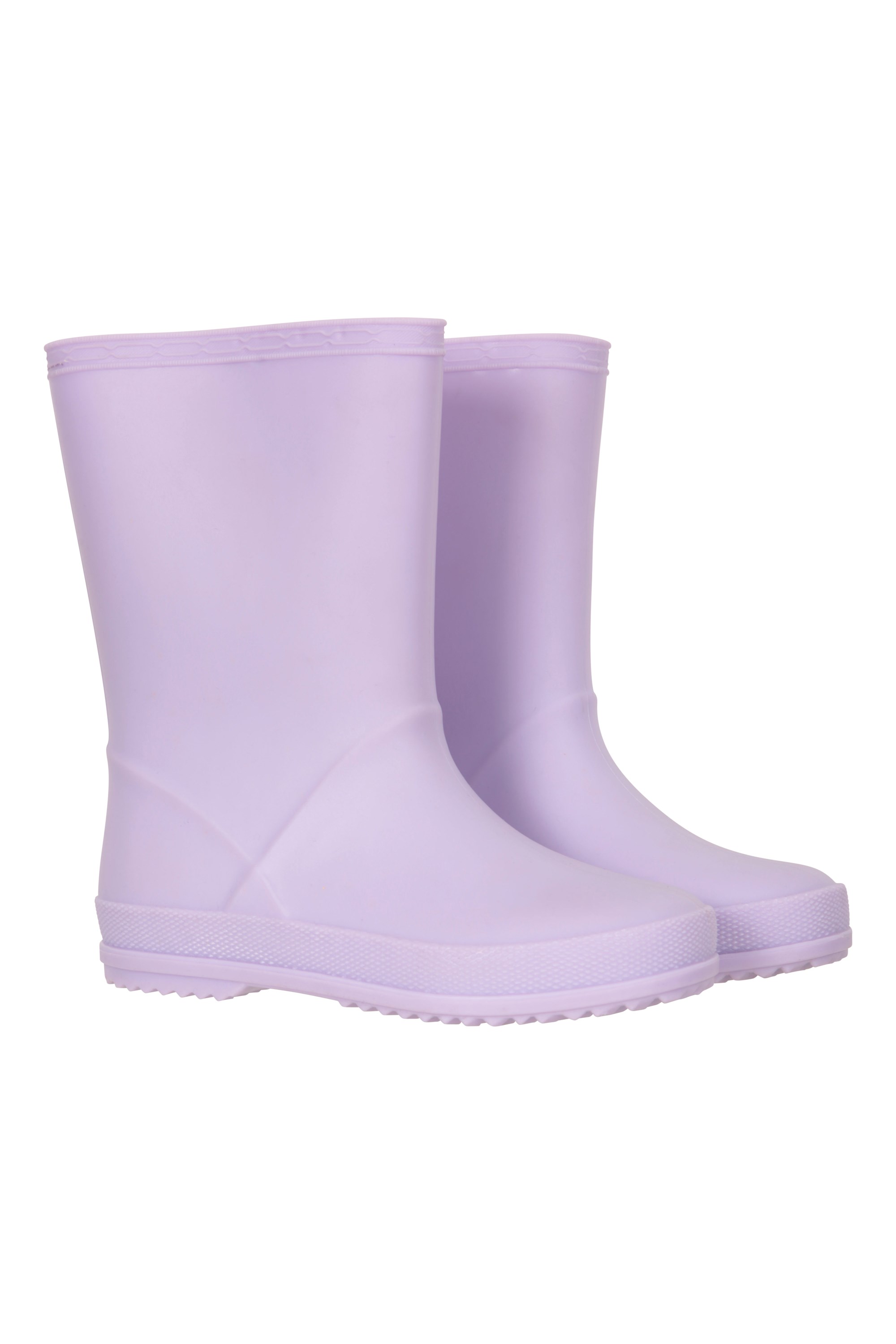 Einfarbige Junior Gummistiefel - Lila