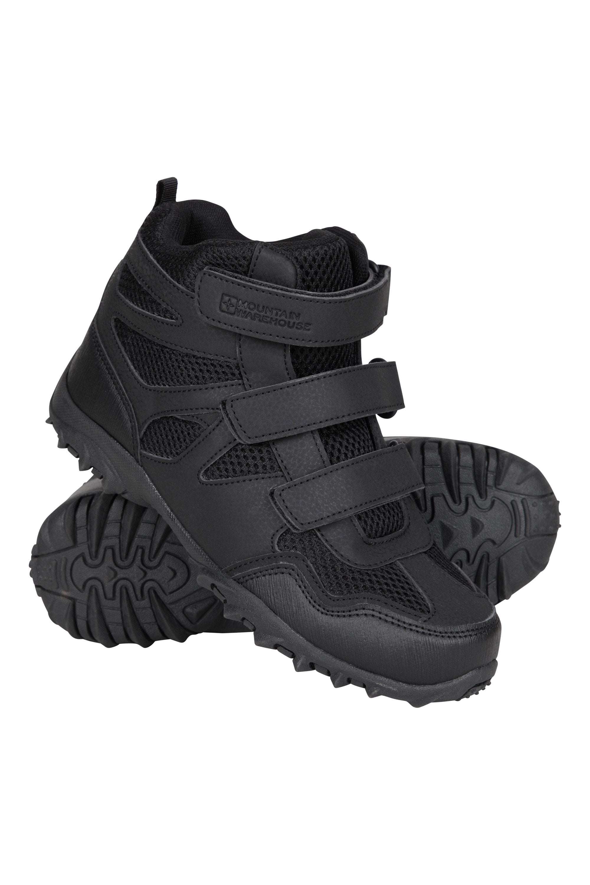 Mars Kids Non-Marking Adaptive Freizeitstiefel - Schwarz