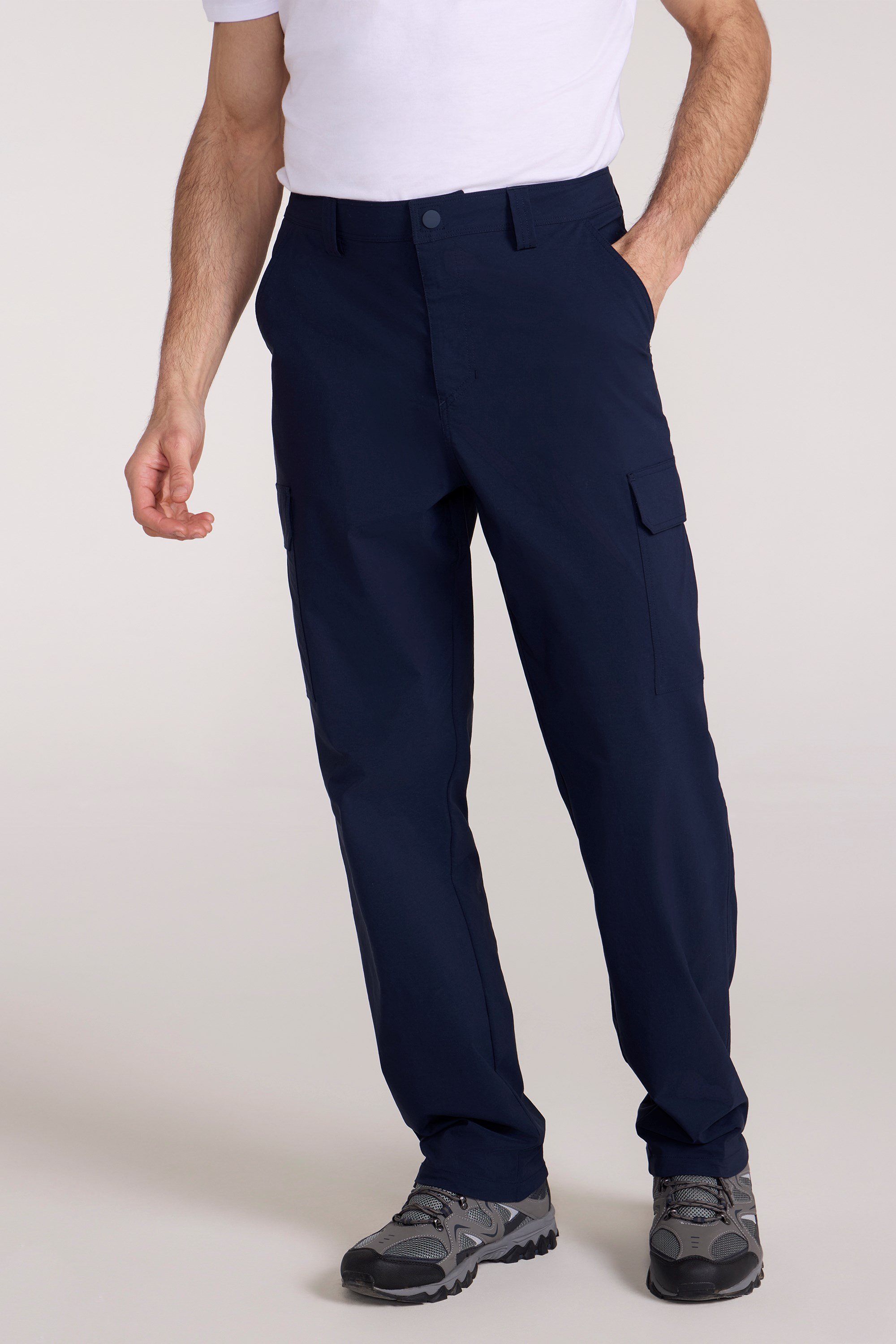 Delta Dehnbare Cargohose für Herren - Marineblau