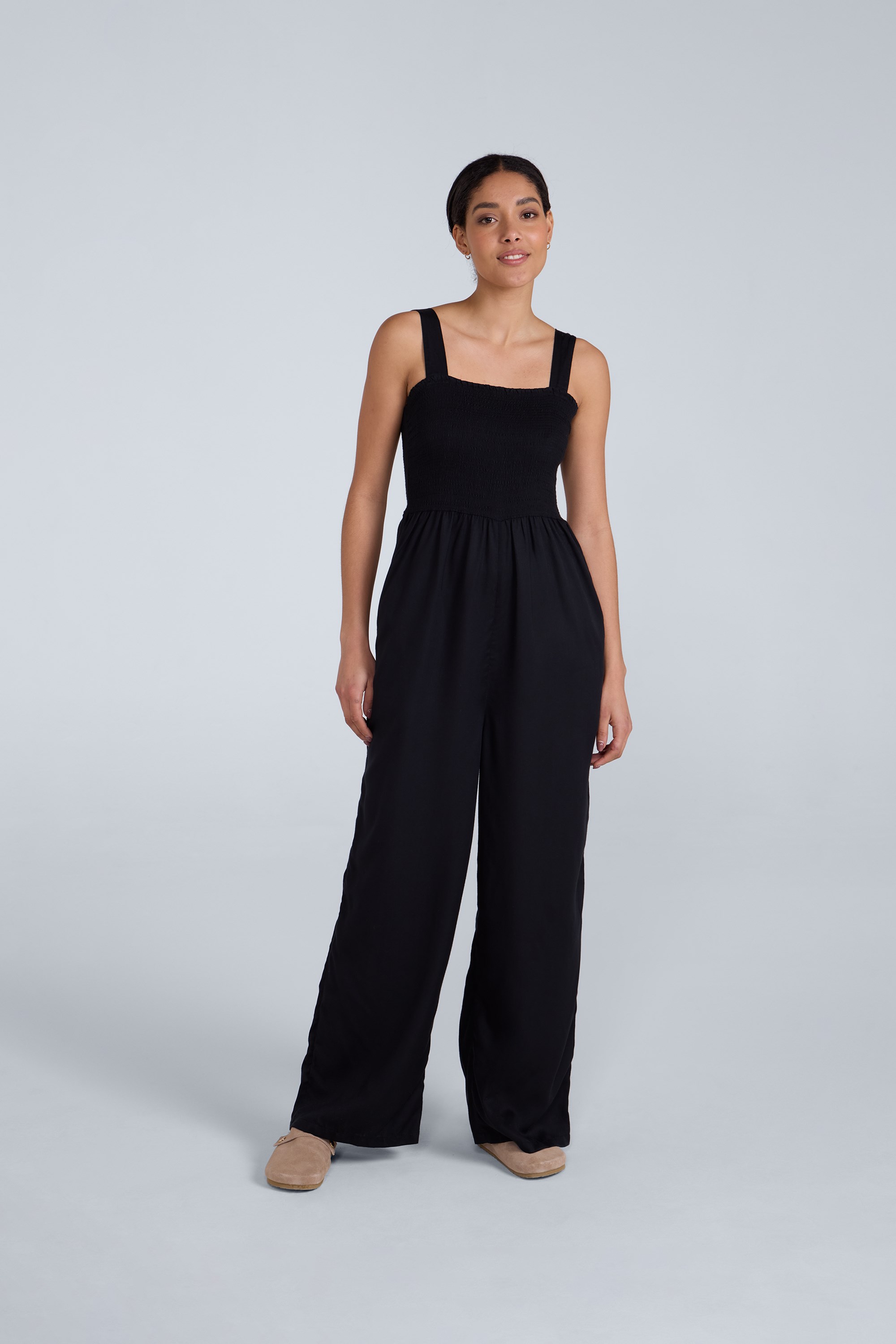 Astrid Damen Jumpsuit - Schwarz