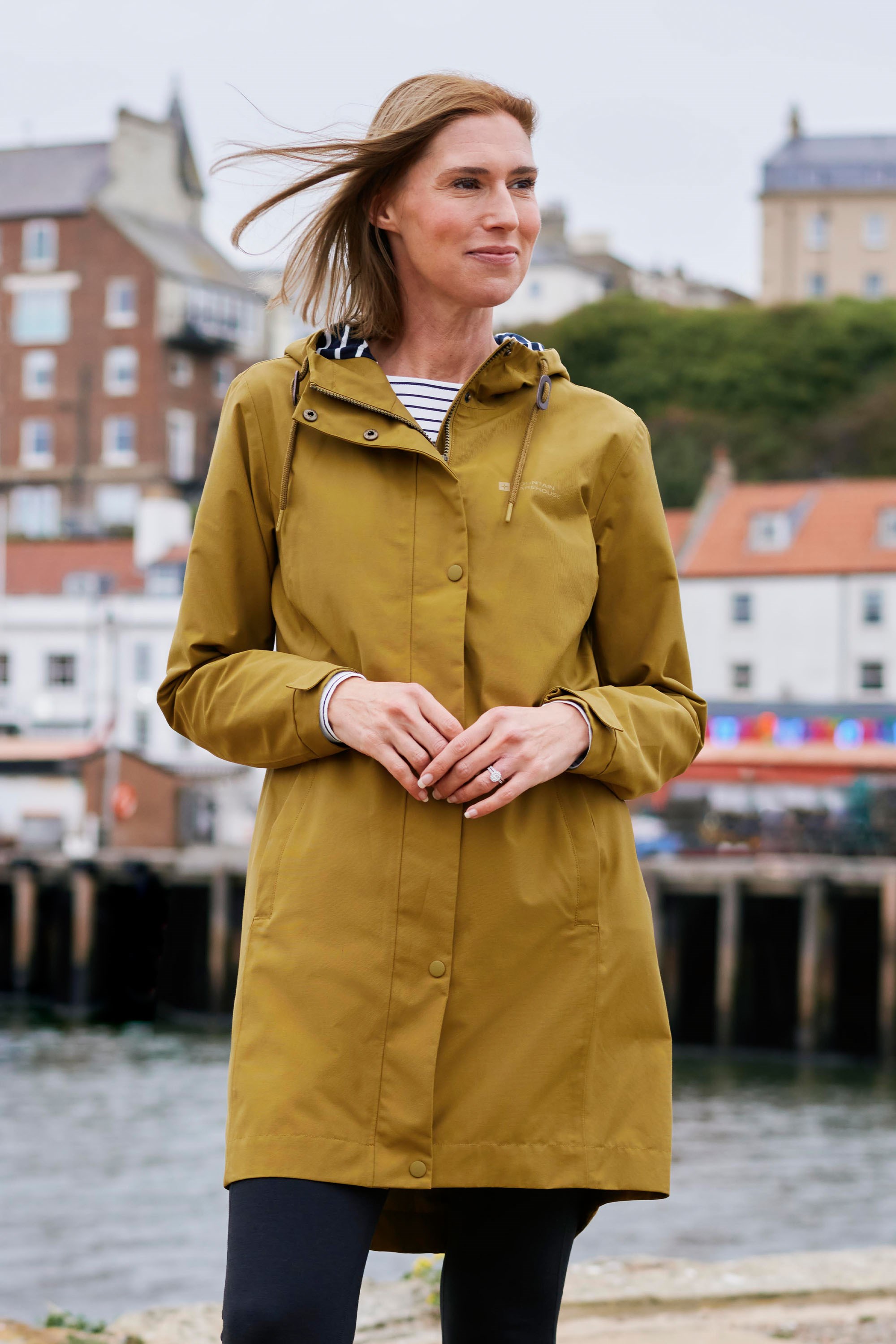 Seashore Wasserdichte Damenjacke - Gelb