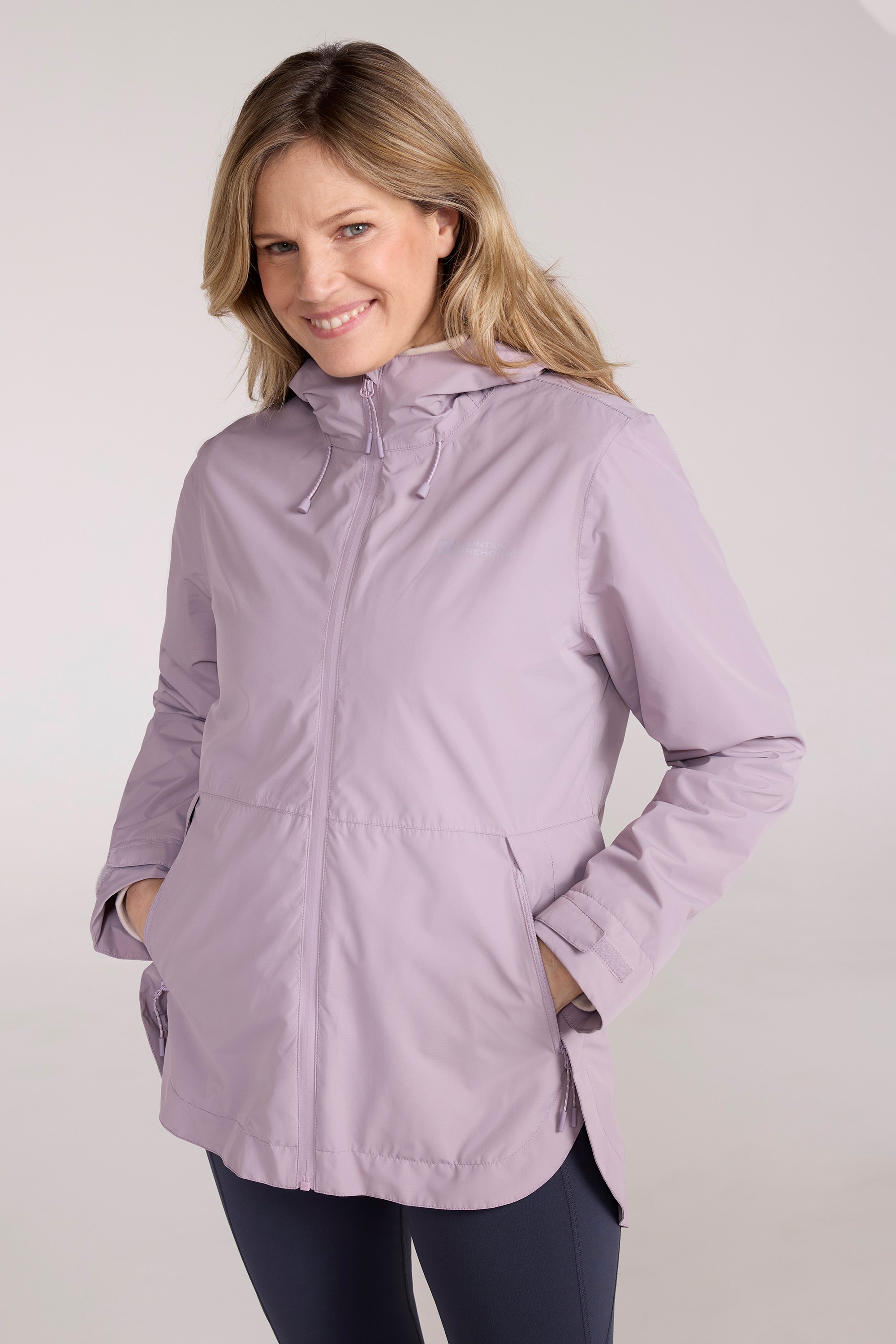 Canyon Wasserdichte Damenjacke - Lila