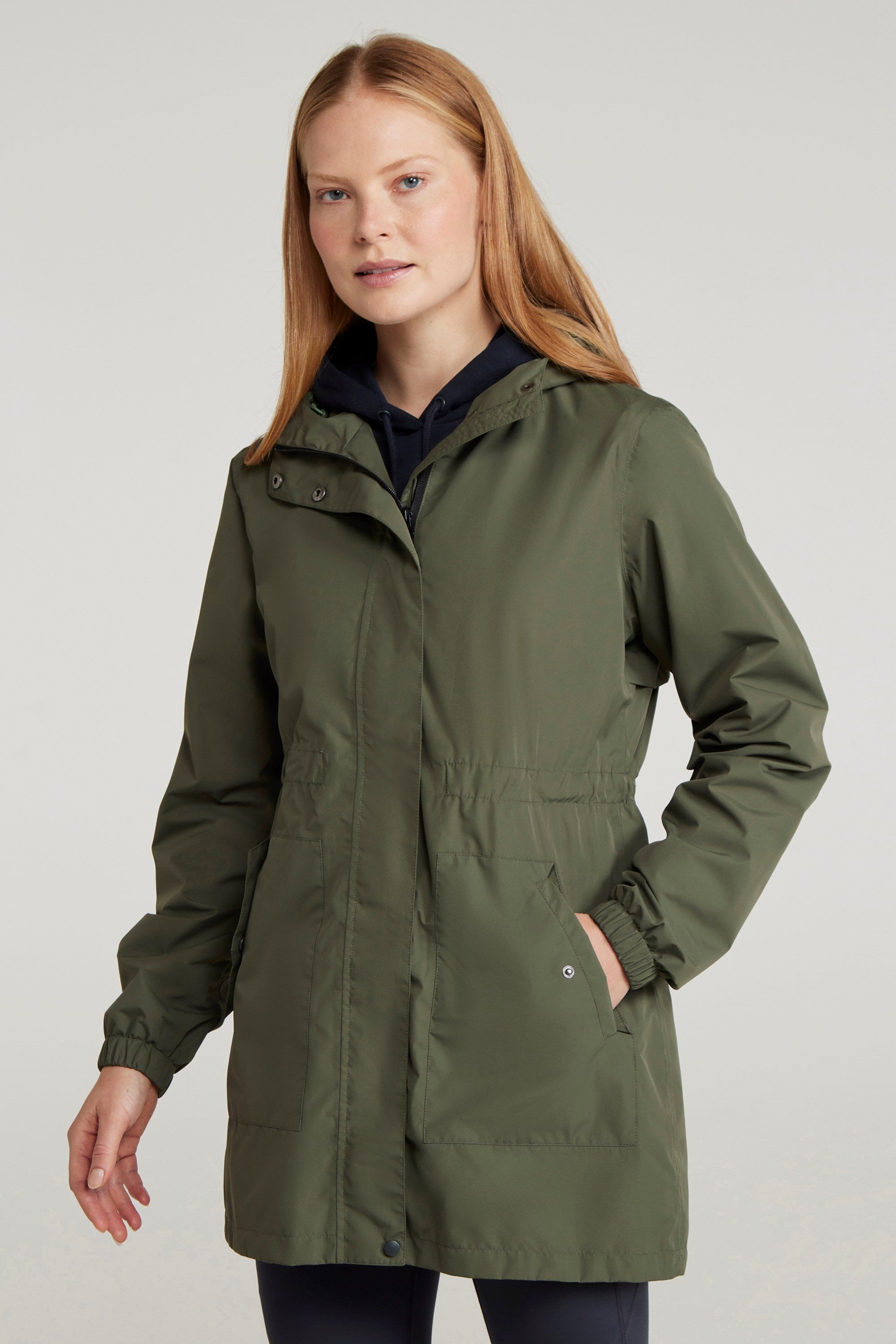 Rainfall Wasserdichte Damenjacke - Khaki