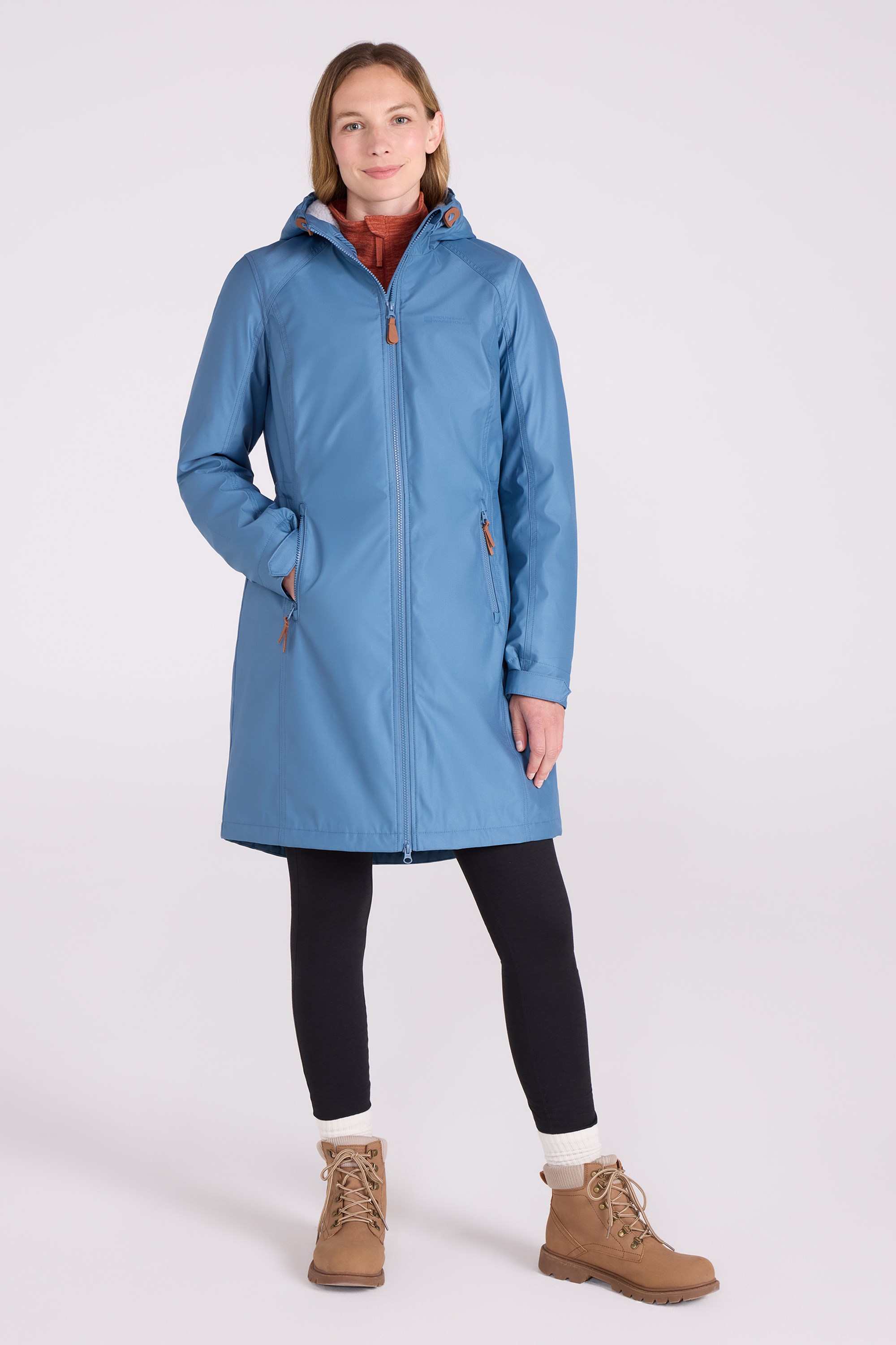 Iona Damen-Softshelljacke mit Borg-Futter - Blau