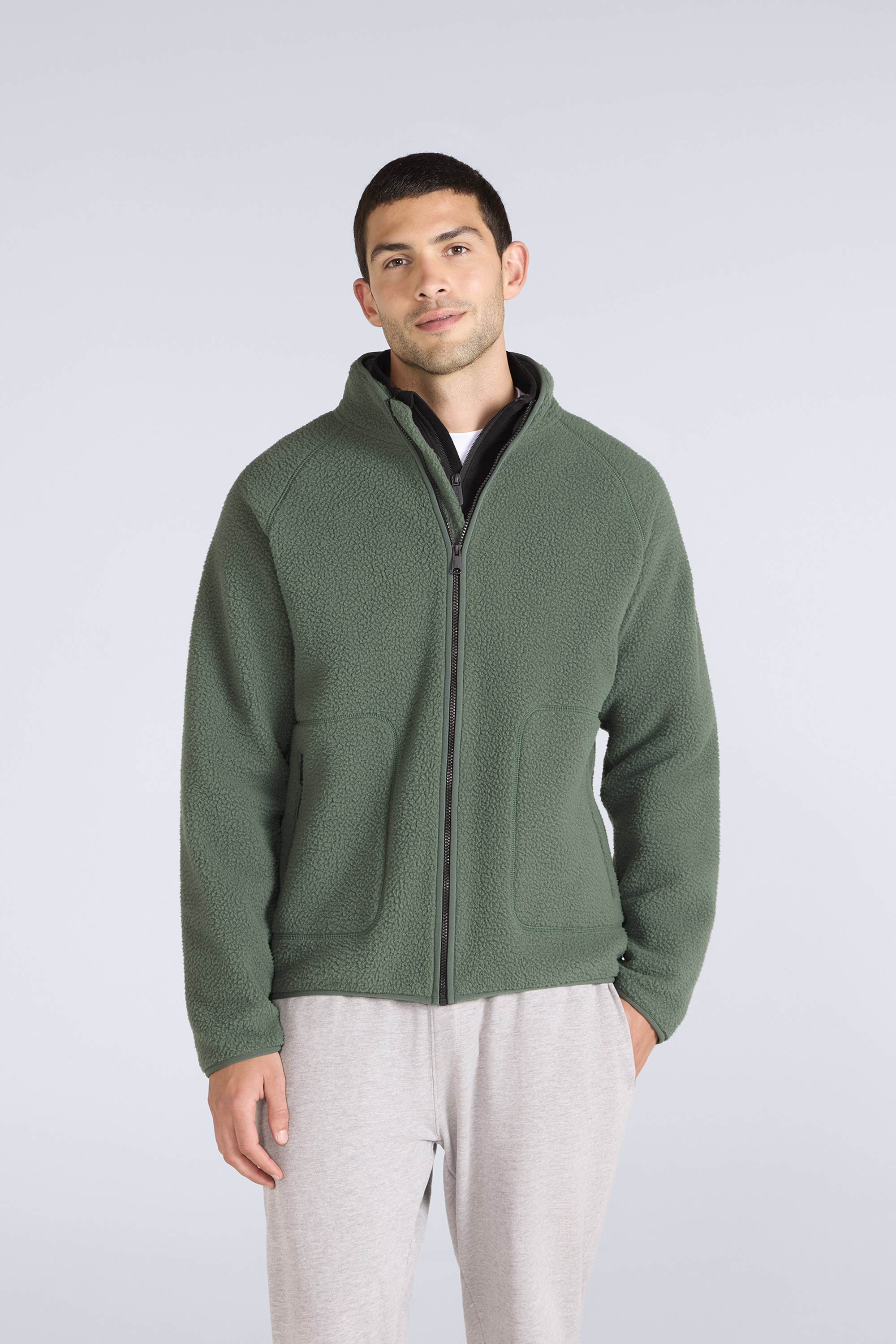 Tierische Herren Andy Borg Full Zip Jacke - Grün