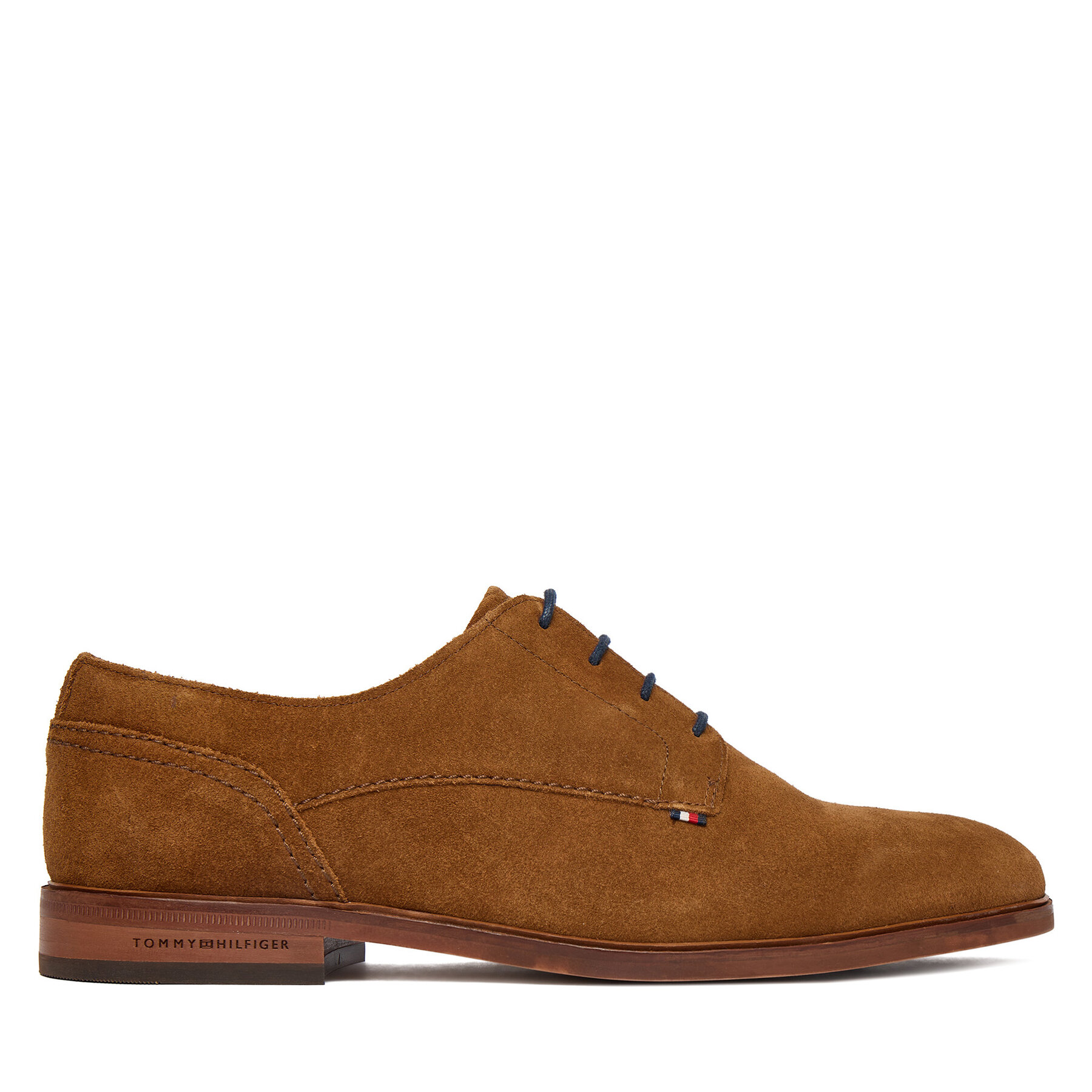 Halbschuhe Tommy Hilfiger Hilfiger Suede Dress Shoe FM0FM05776 Braun