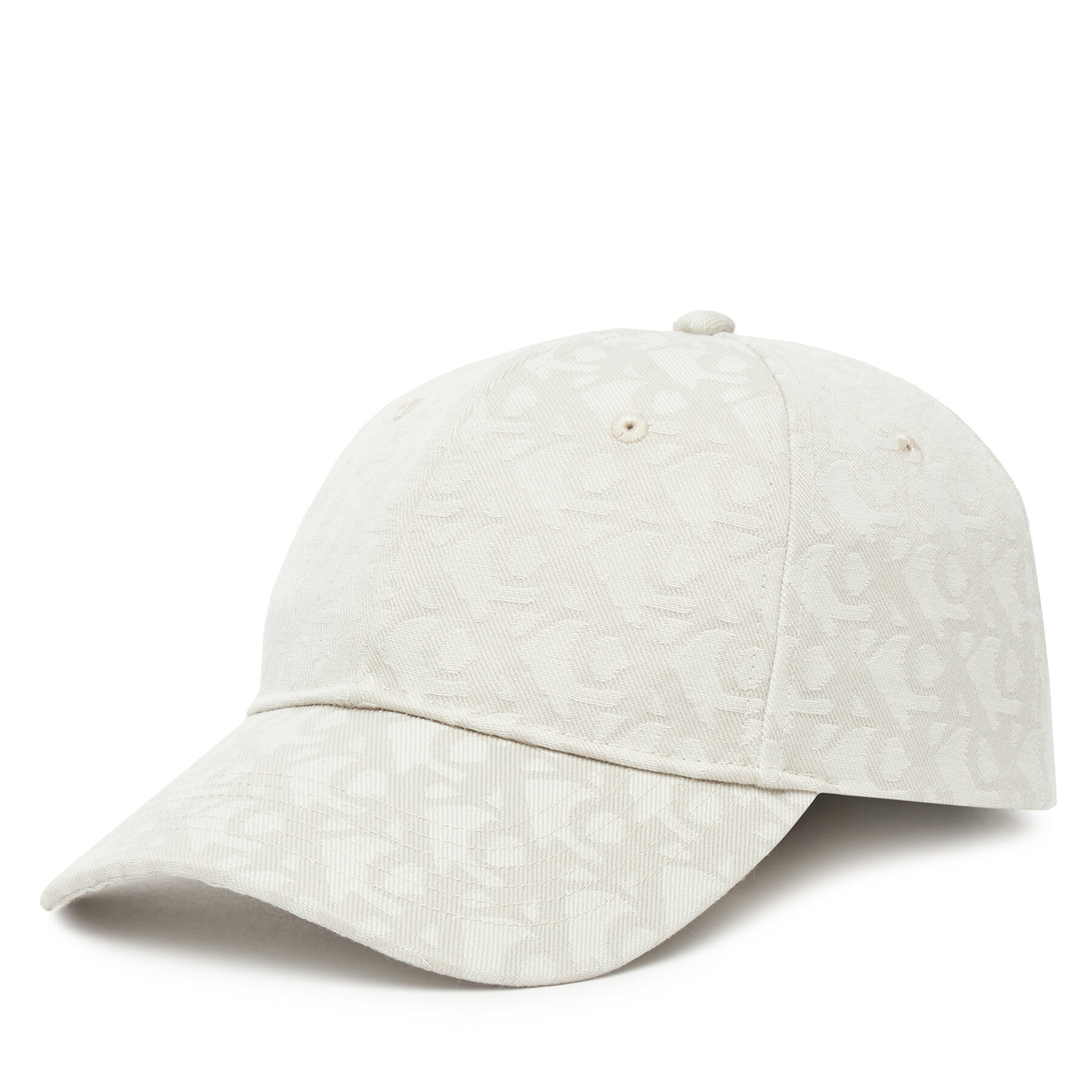 Cap Calvin Klein Aop 6 Panel Baseball Cap LV04K5058G Beige