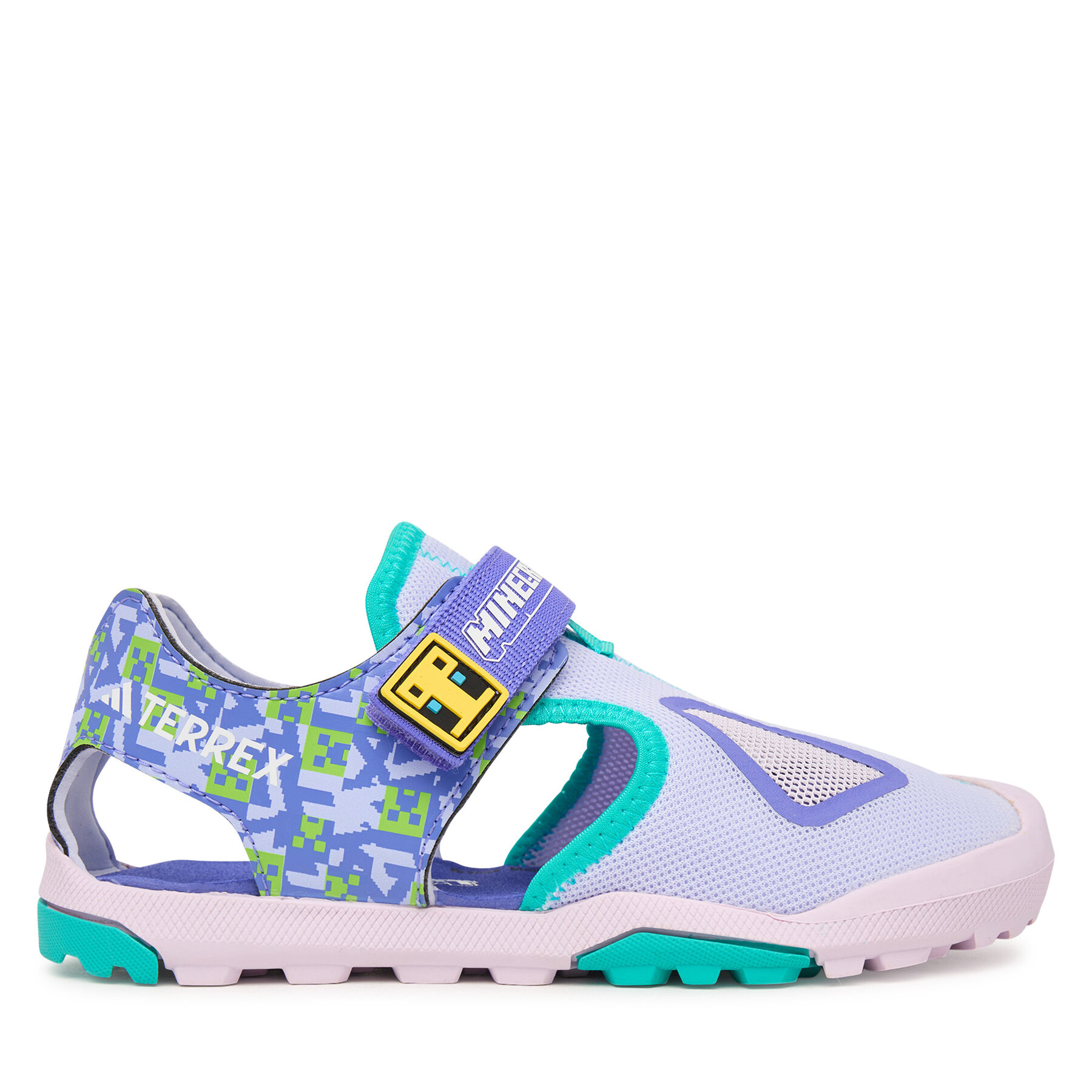Sandalen adidas Minecraft Terrex Captain Toey 2.0 Sandals JR1317 Violett
