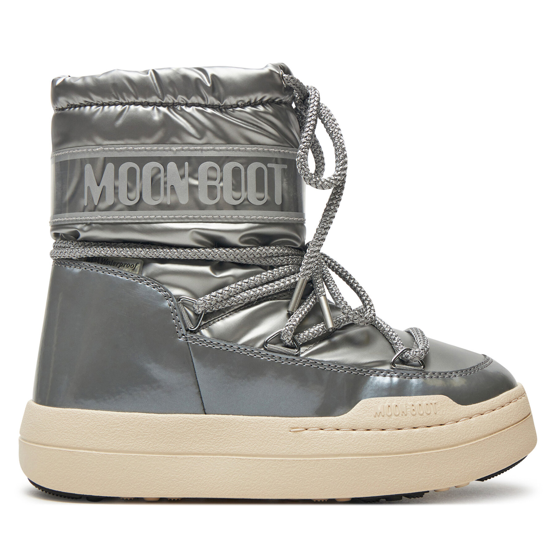 Schneeschuhe Moon Boot Junior Park Boot 80D3440020 Silberfarben