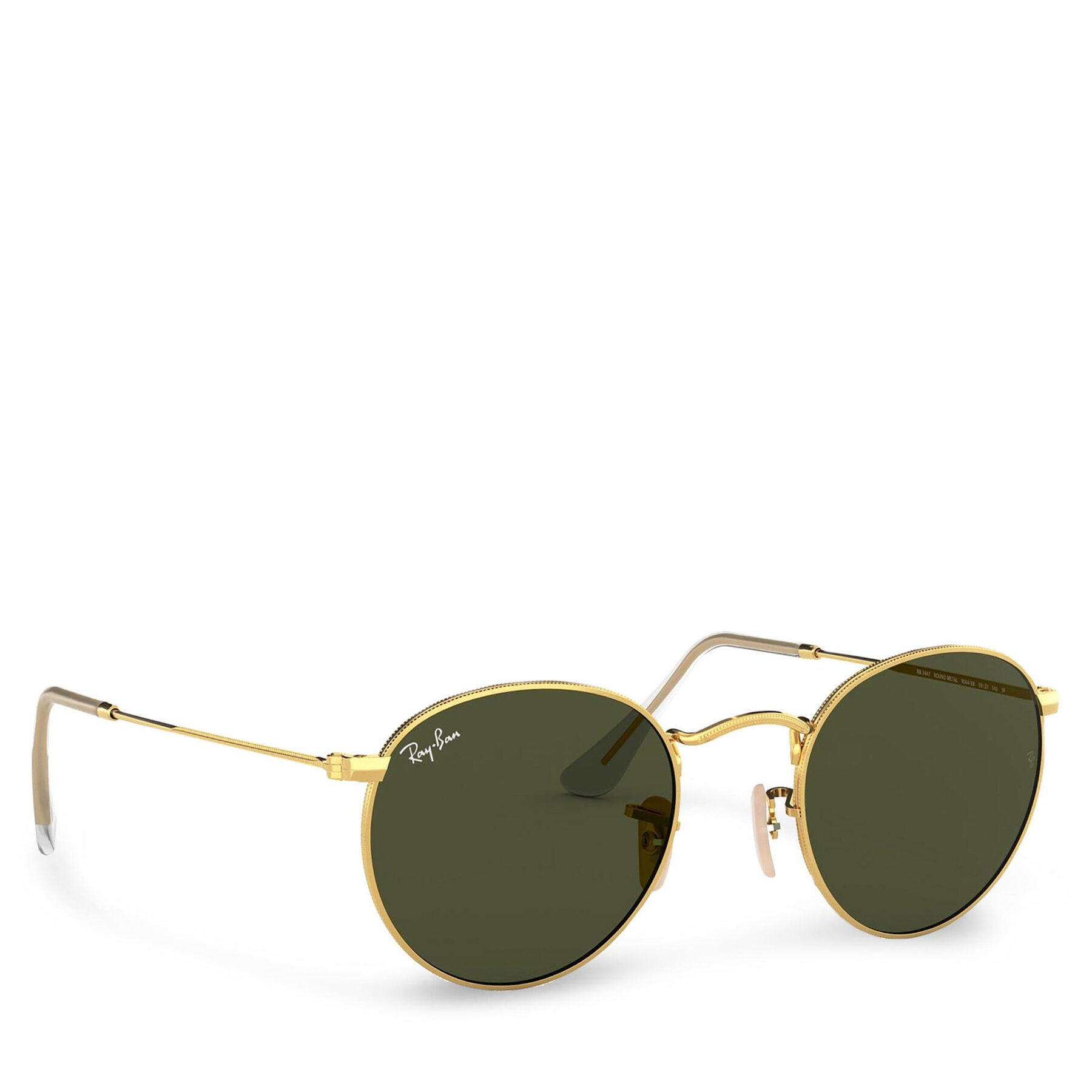 Sonnenbrillen Ray-Ban Round Metal 0RB3447 001 Goldfarben