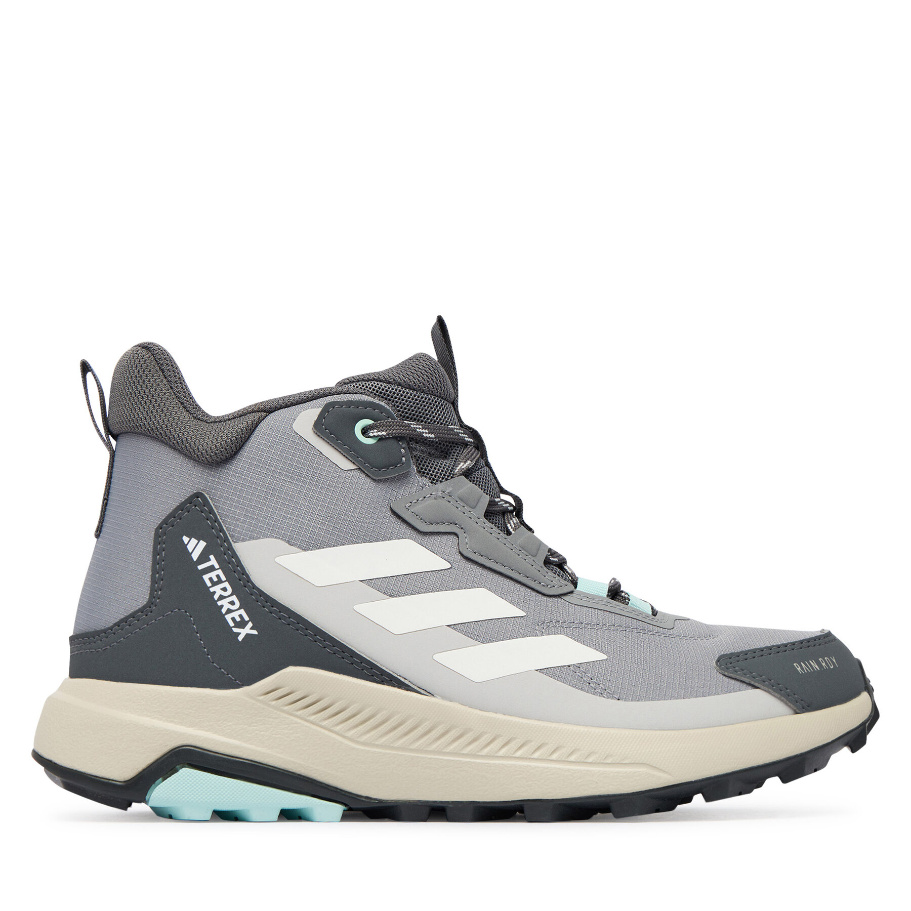 Trekkingschuhe adidas Terrex Anylander Mid Rain.Rdy Hiking Shoes JR6600 Grau