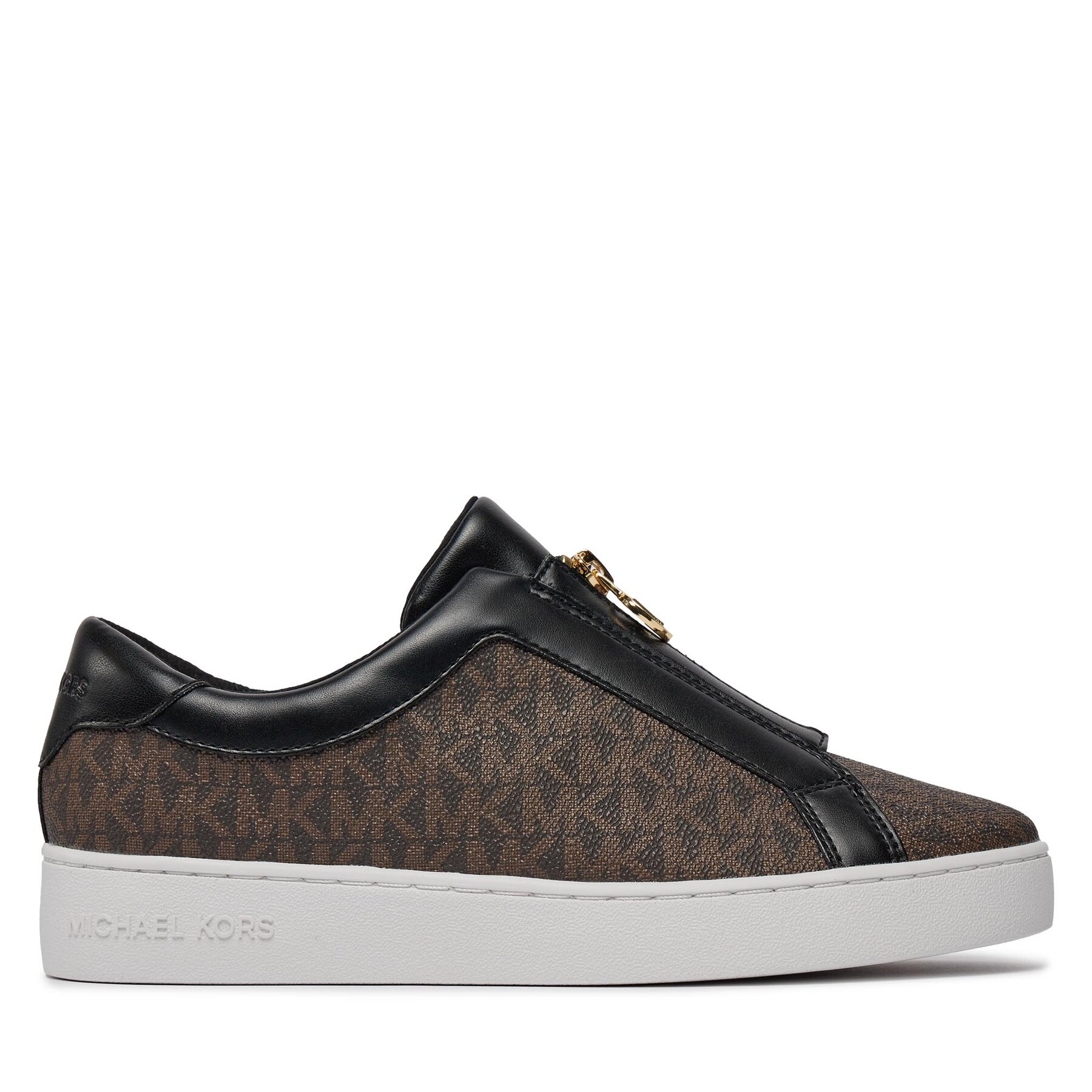 Sneakers MICHAEL Michael Kors Keaton Zip Slip On 43R4KTFP2B Braun