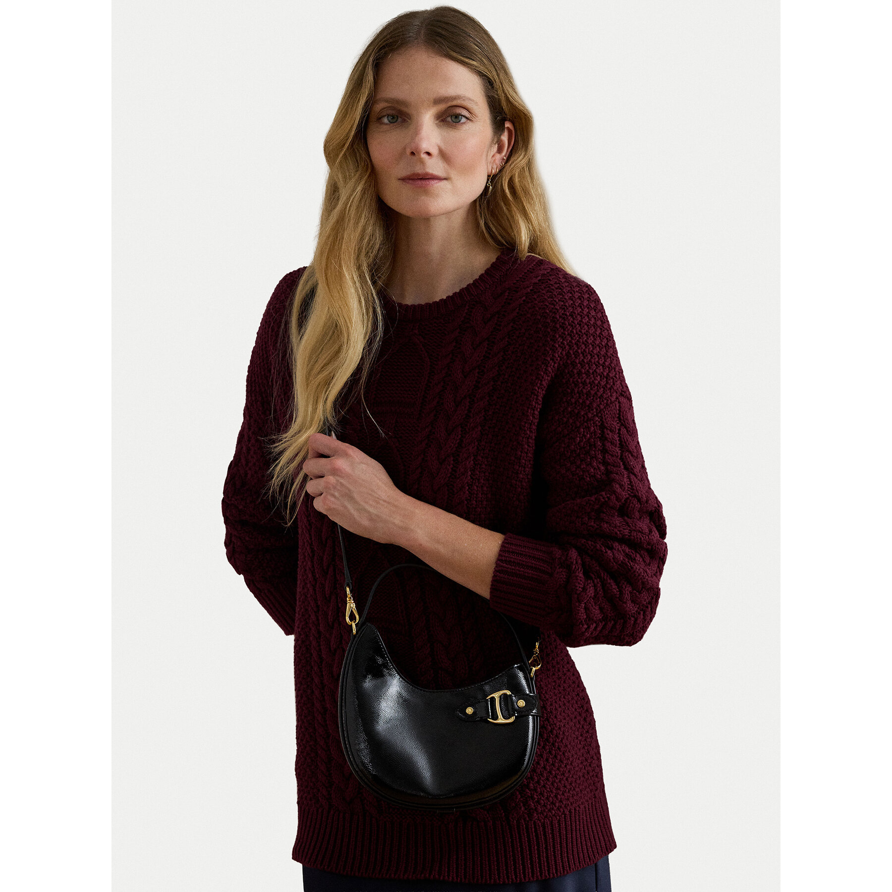 Handtasche LAUREN RALPH LAUREN 431P04070001 Schwarz