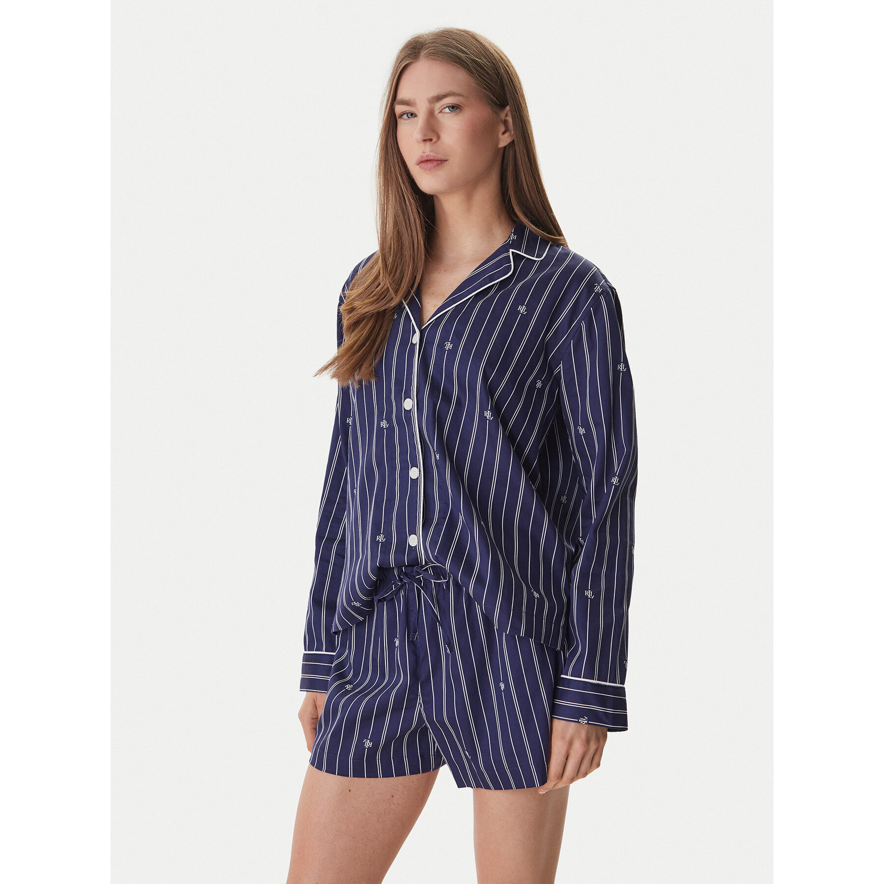 LAUREN RALPH LAUREN Pyjama ILN12490 Dunkelblau Regular Fit