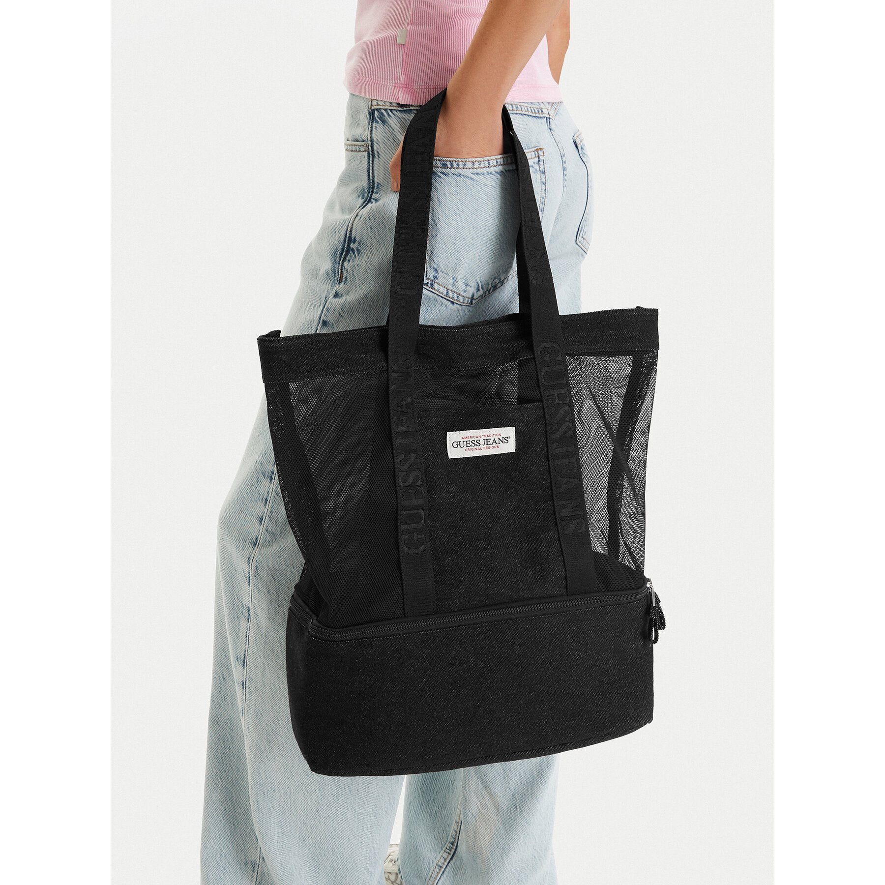 Handtasche Guess Jeans CWBEO-GUESS-M-004-09 Schwarz