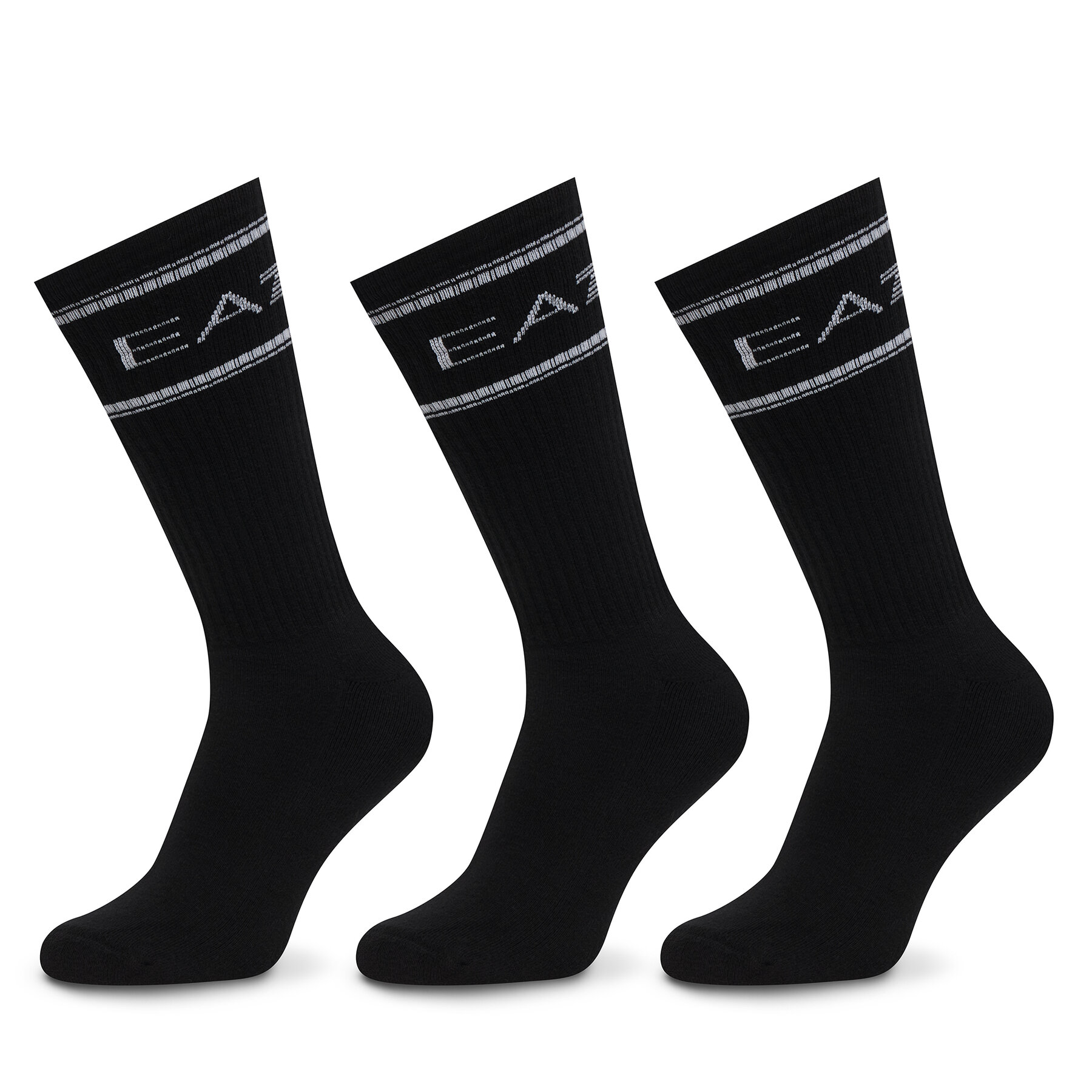 Lange Socken EA7 Emporio Armani 7X000381 AF18572 MC419 Schwarz