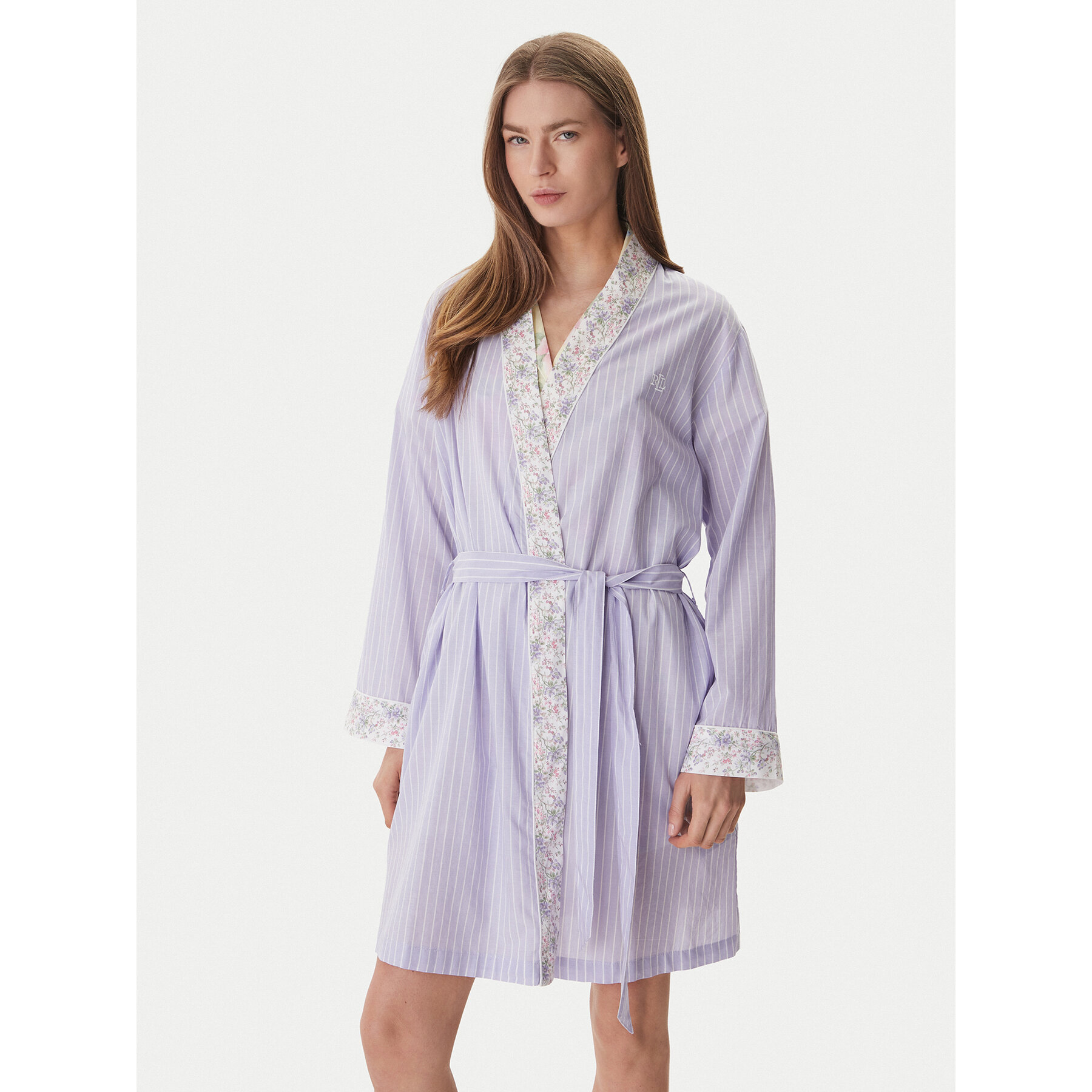 LAUREN RALPH LAUREN Bademantel ILN42497 Violett