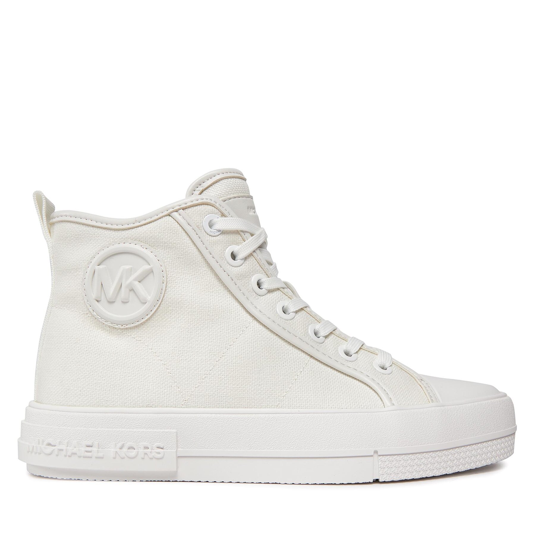 Sneakers aus Stoff MICHAEL Michael Kors Evy High Top 43R4EYFS4D Weiß