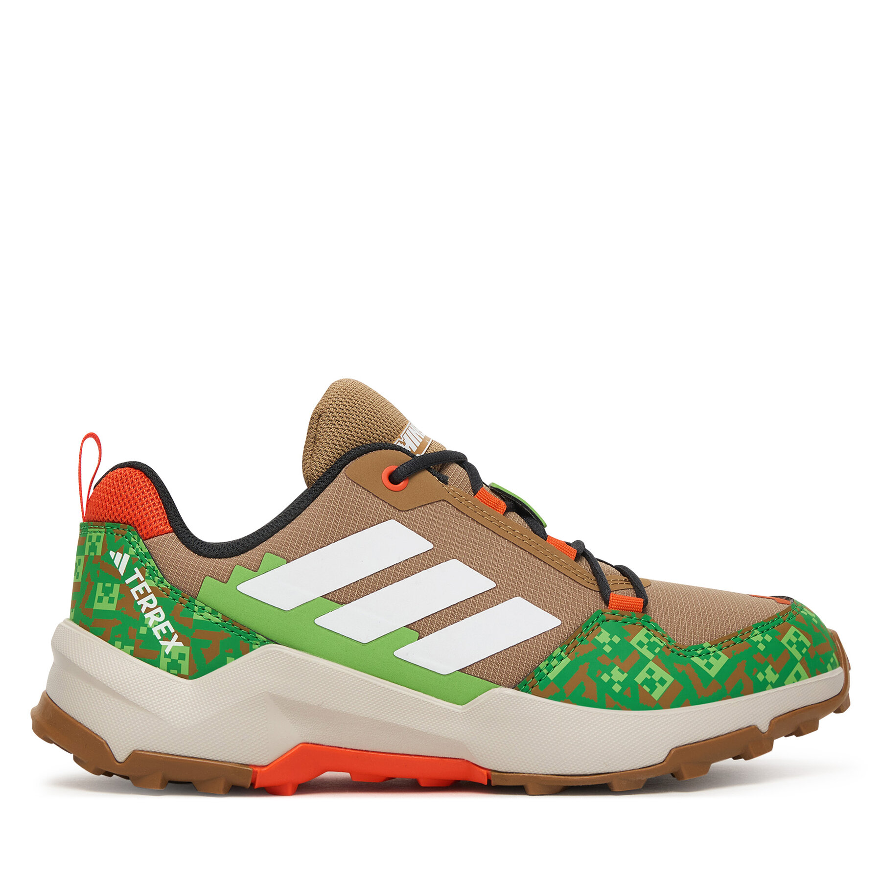 Trekkingschuhe adidas Minecraft Terrex Ax4R Hiking JR1289 Braun