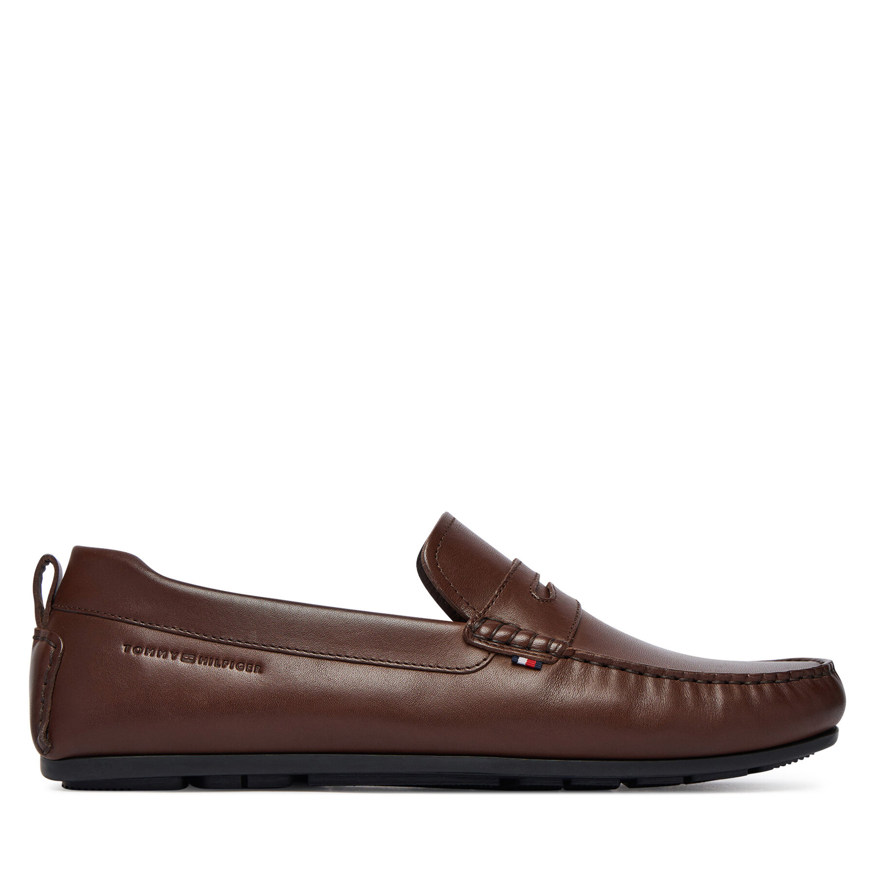 Mokassins Tommy Hilfiger Core Hilfiger Leather Driver FM0FM05790 Braun