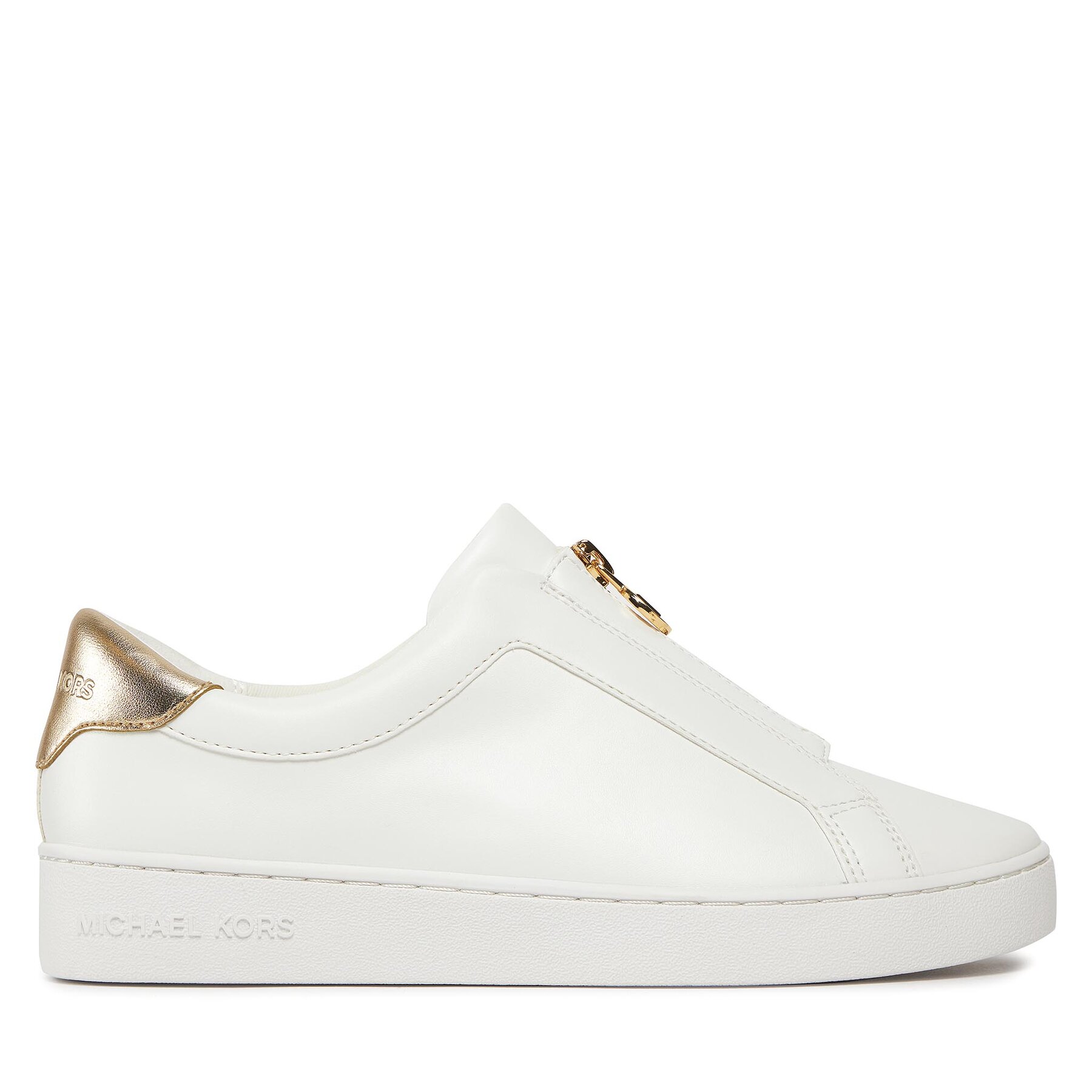 Sneakers MICHAEL Michael Kors Keaton Zip Slip On 43R4KTFP2L Weiß