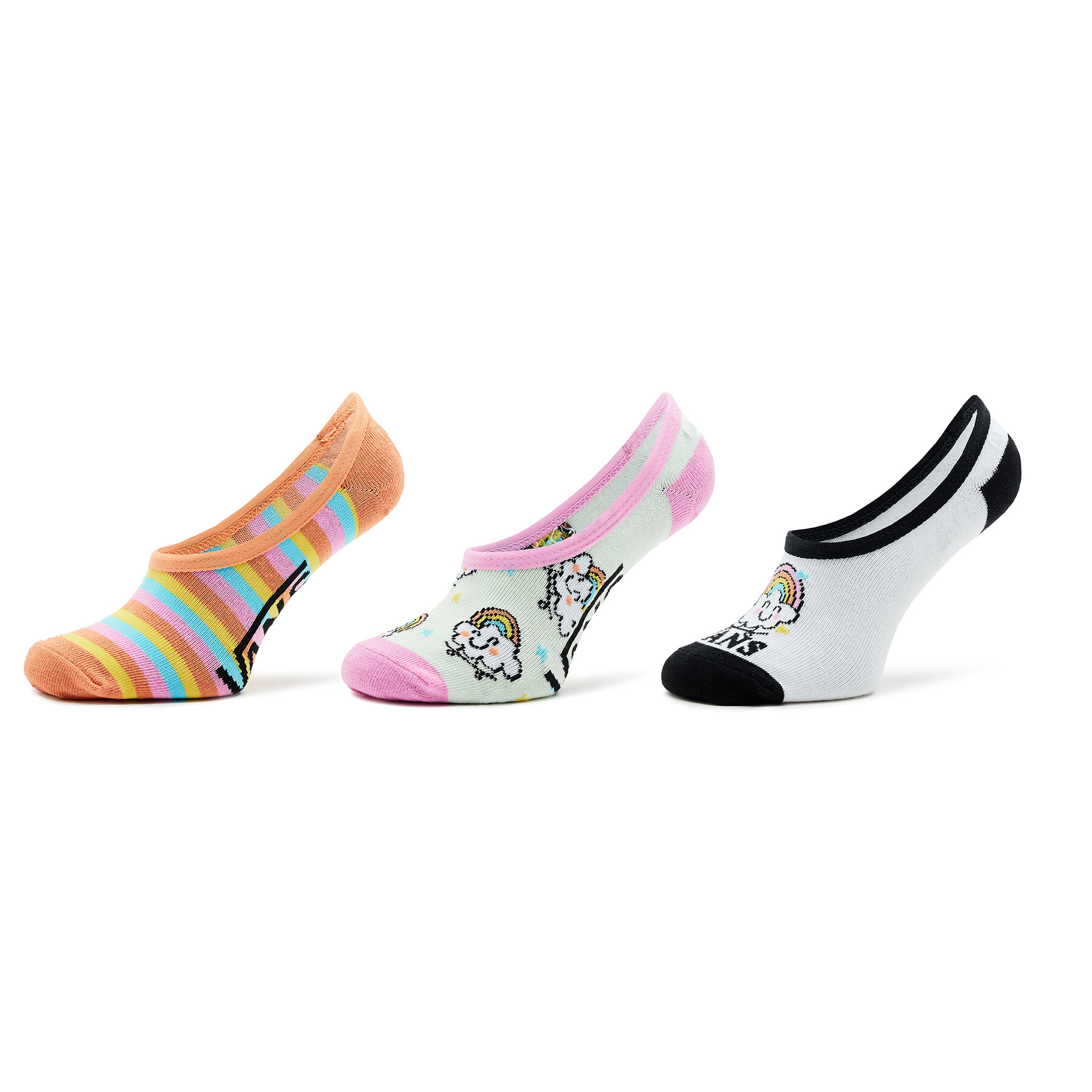 Sneakersocken Vans Rainbow Rider Canoodle VN0007B4YB21 Bunt