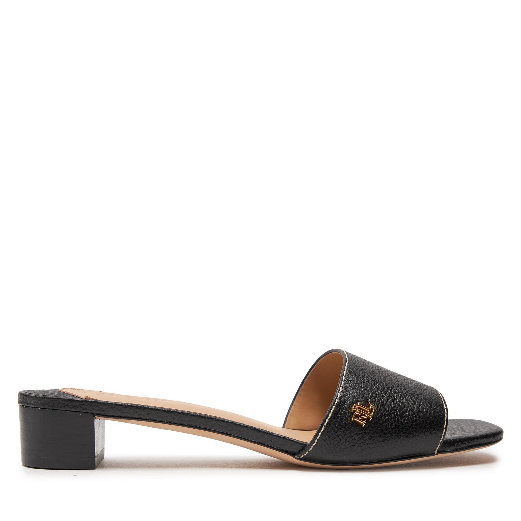 Pantoletten Lauren Ralph Lauren 802925259001 Schwarz