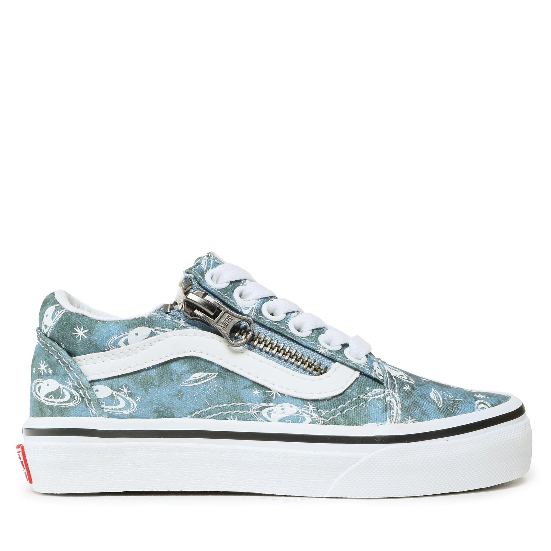 Sneakers aus Stoff Vans Old Skool Zip VN0A2XSM4481 Himmelblau