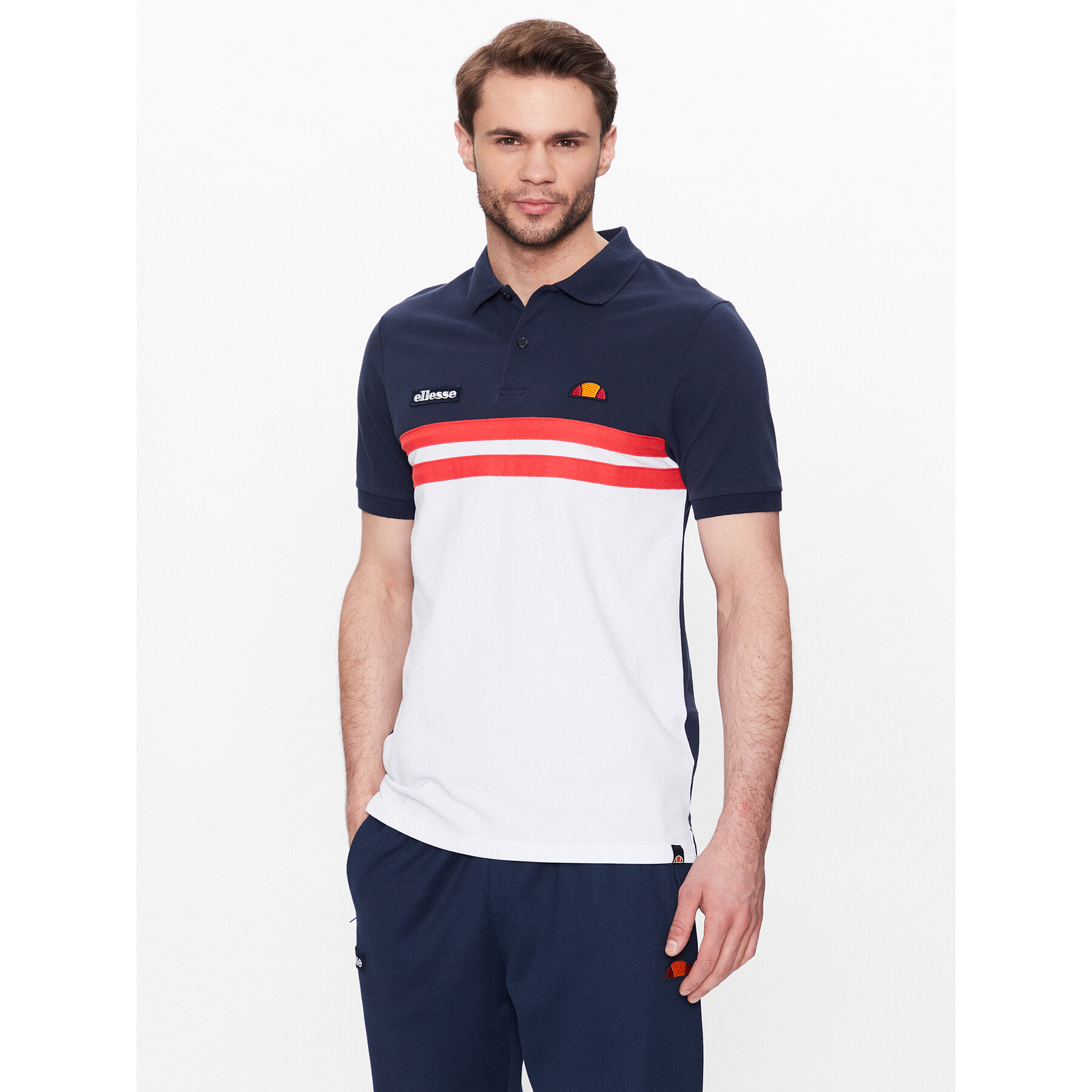 Ellesse Poloshirt Muccio SHR16895 Dunkelblau Regular Fit