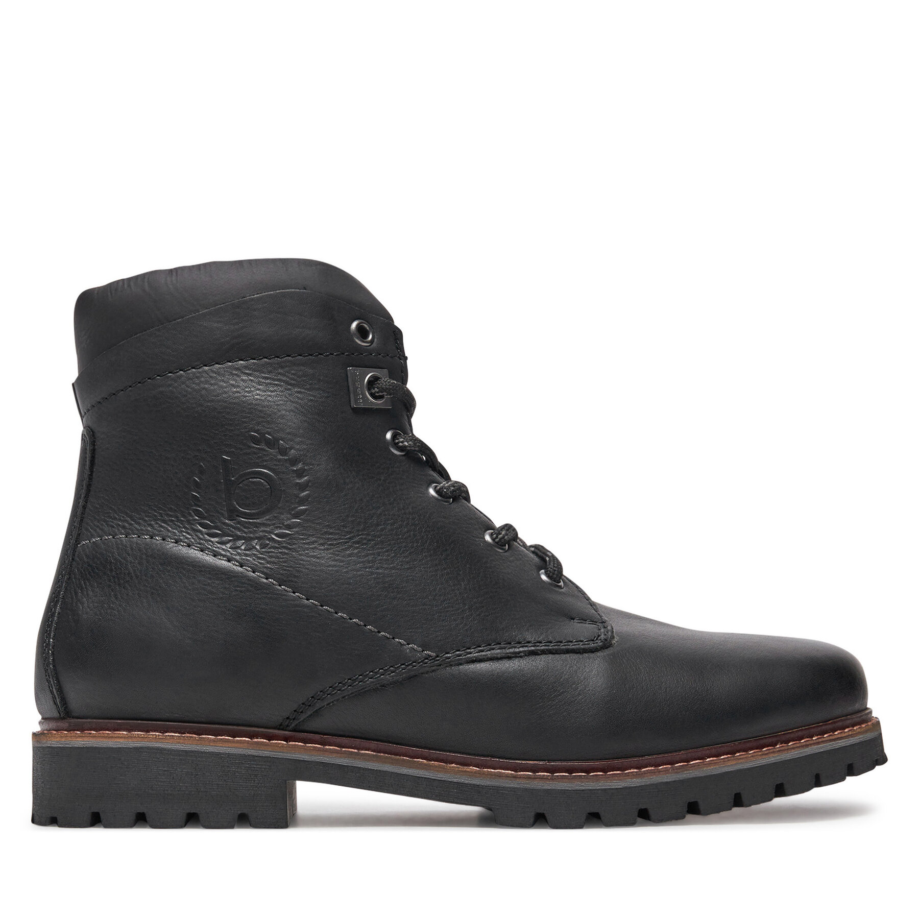 Schnürstiefeletten Bugatti BUGATTI-321AOQ521200 1000 SCHWARZ Schwarz