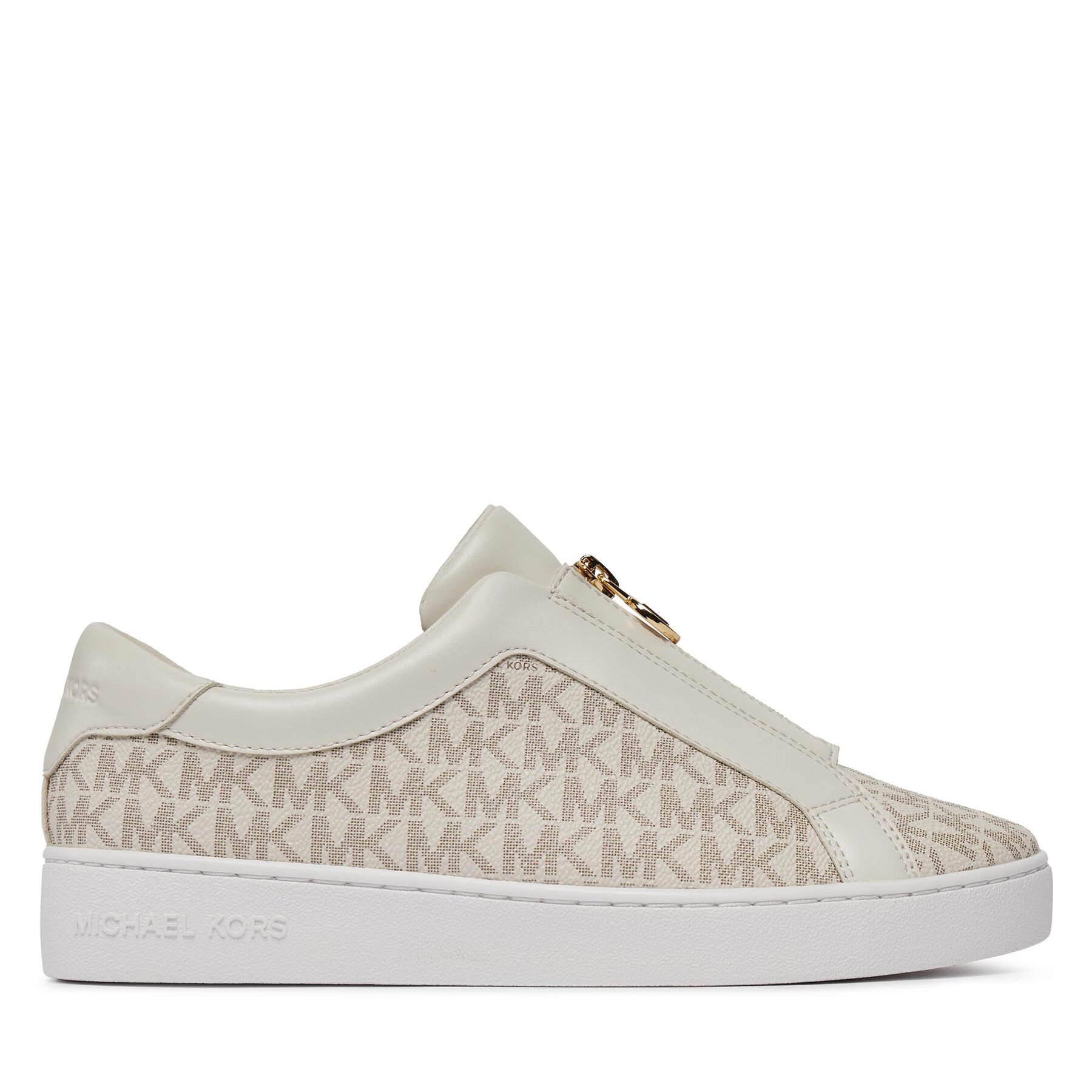 Sneakers MICHAEL Michael Kors Keaton Zip Slip On 43R4KTFP2B Écru