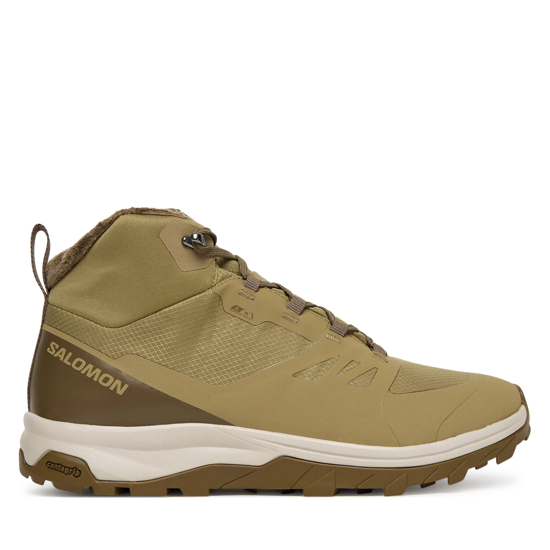 Trekkingschuhe Salomon Outsnap Waterproof L47854000 Grün