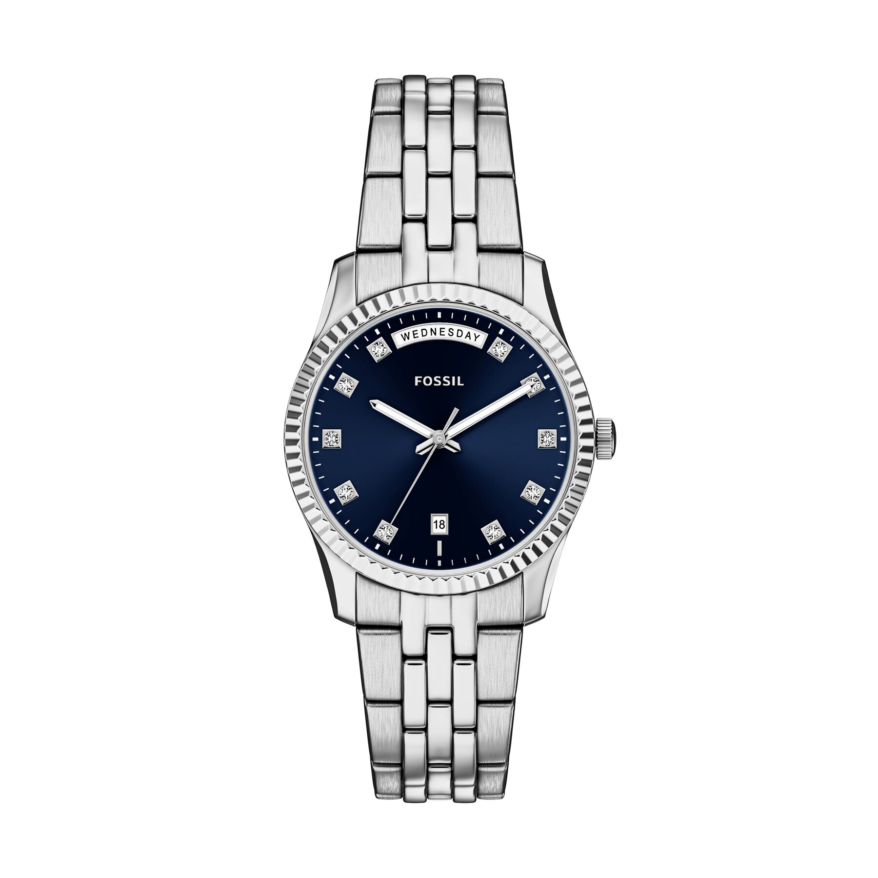 Uhr Fossil Scarlette ES5457 Silberfarben