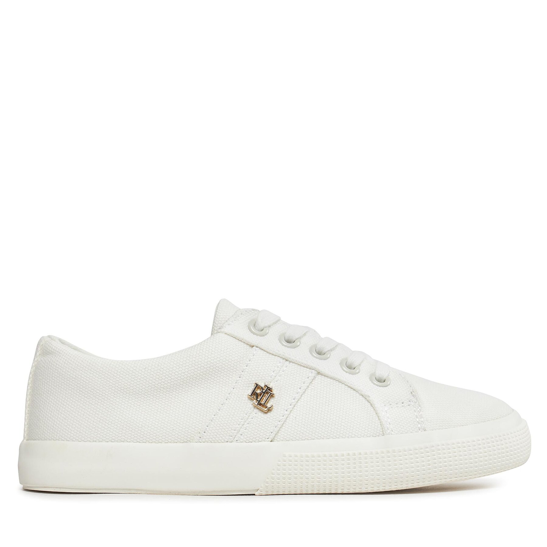 Sneakers aus Stoff Lauren Ralph Lauren Janson II 802804598001 Weiß