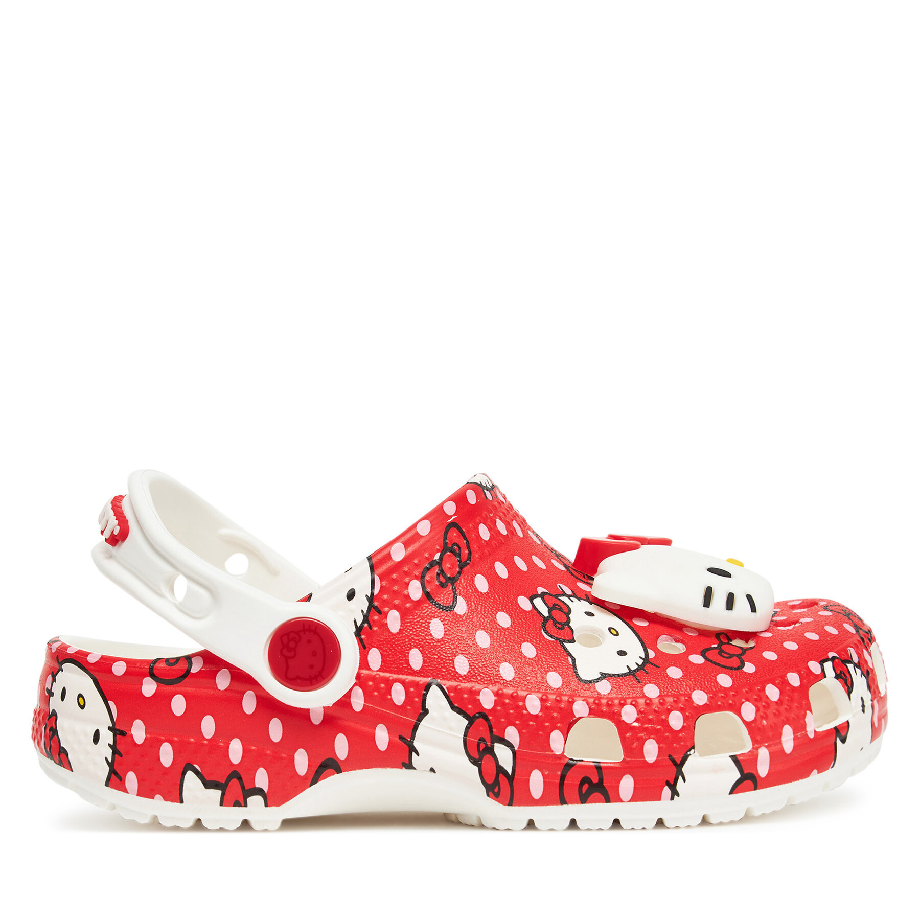 Pantoletten Crocs Hello Kitty Red Classic Clog K 210576 Bunt
