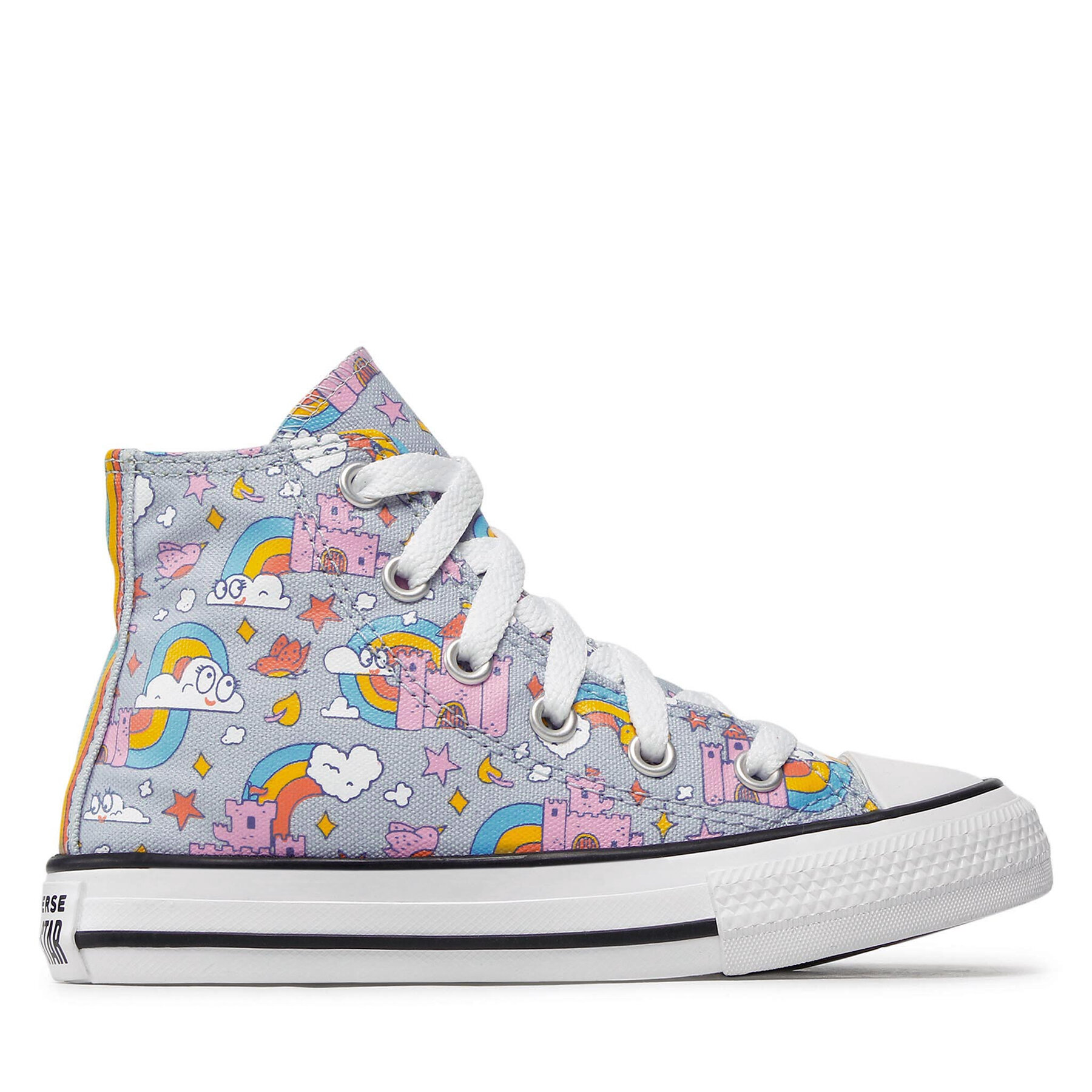 Sneakers aus Stoff Converse Chuck Taylor All Star Rainbow Castles 372943C Blau