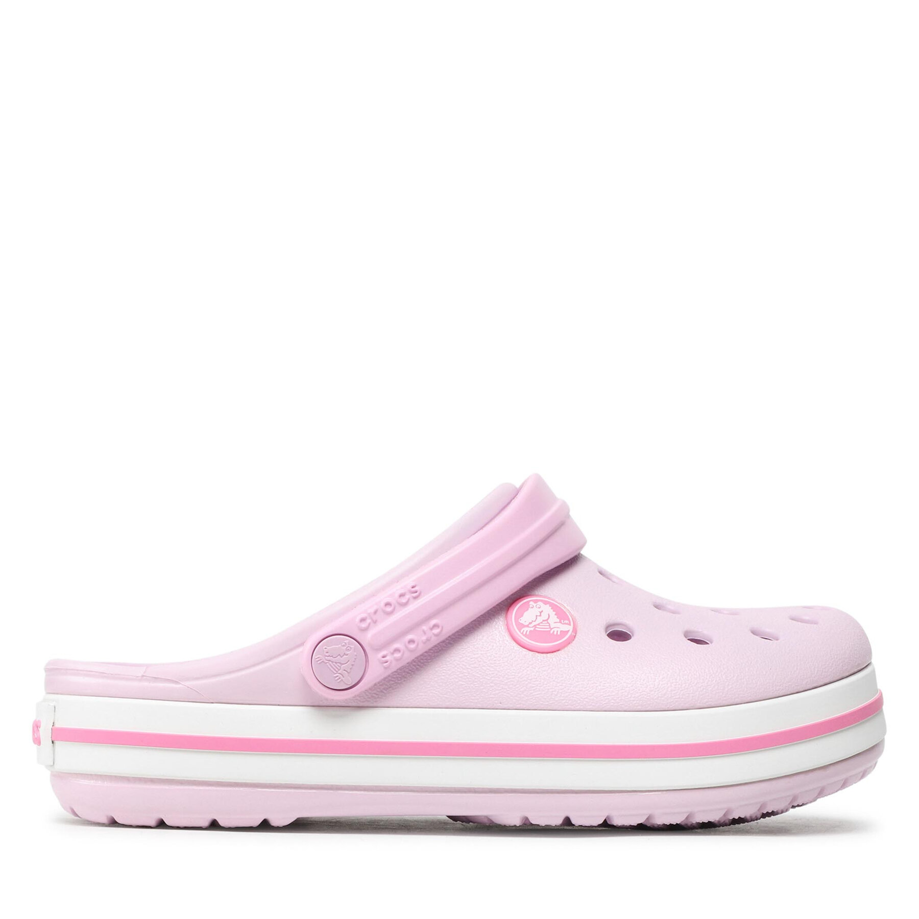 Pantoletten Crocs Crocband Clog K 207006 Rosa