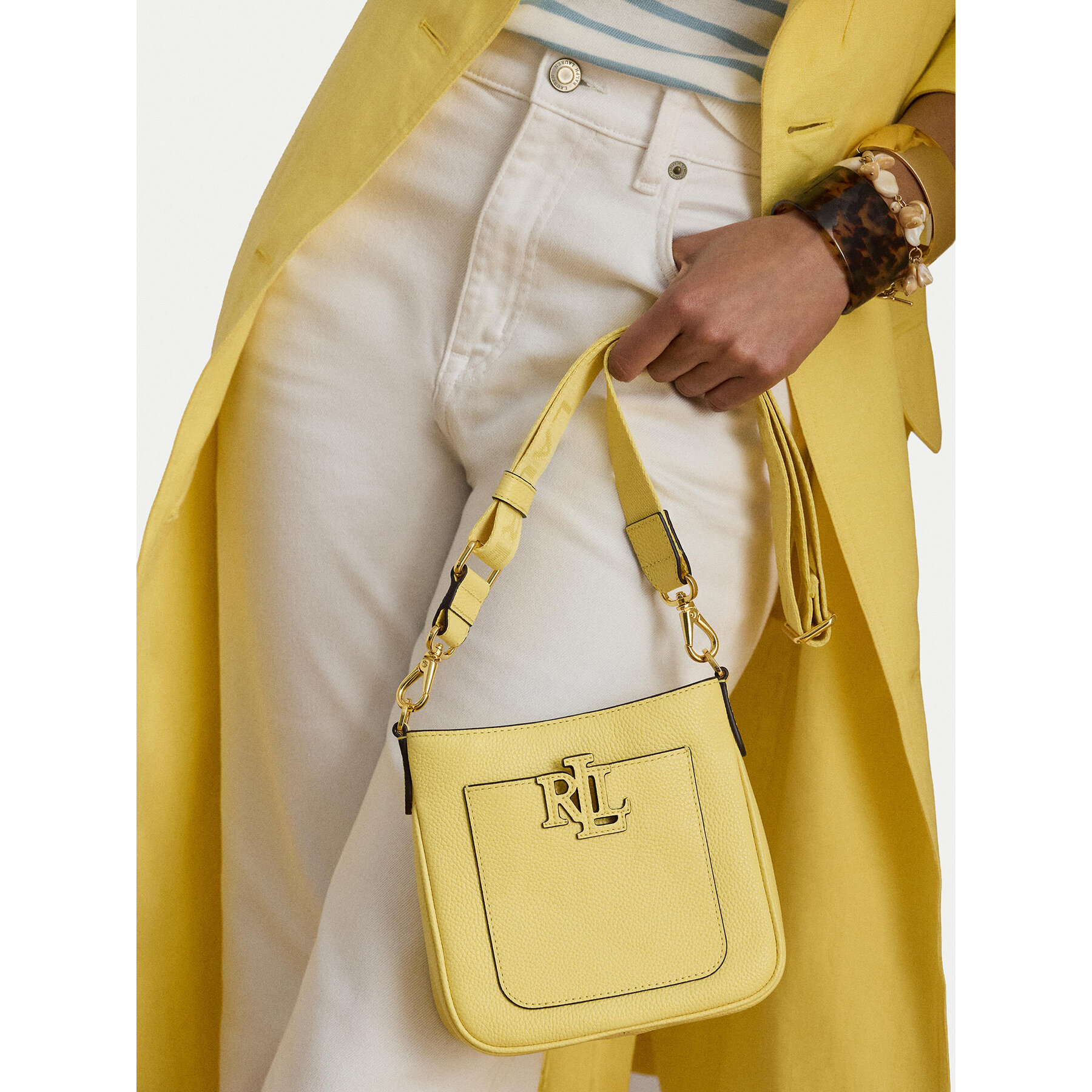 Handtasche LAUREN RALPH LAUREN 431982184008 Gelb