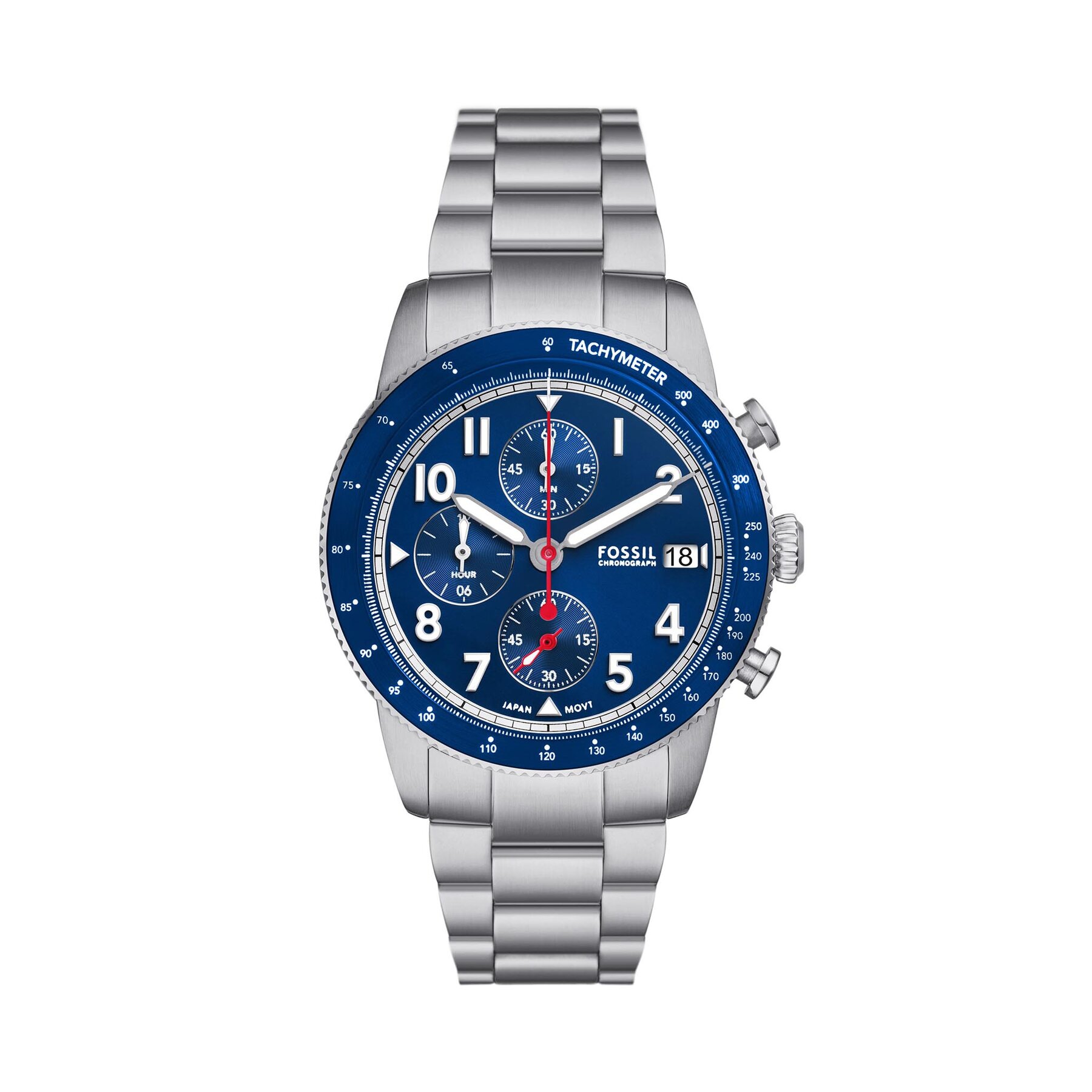 Uhr Fossil Sport Tourer FS6047 Silberfarben